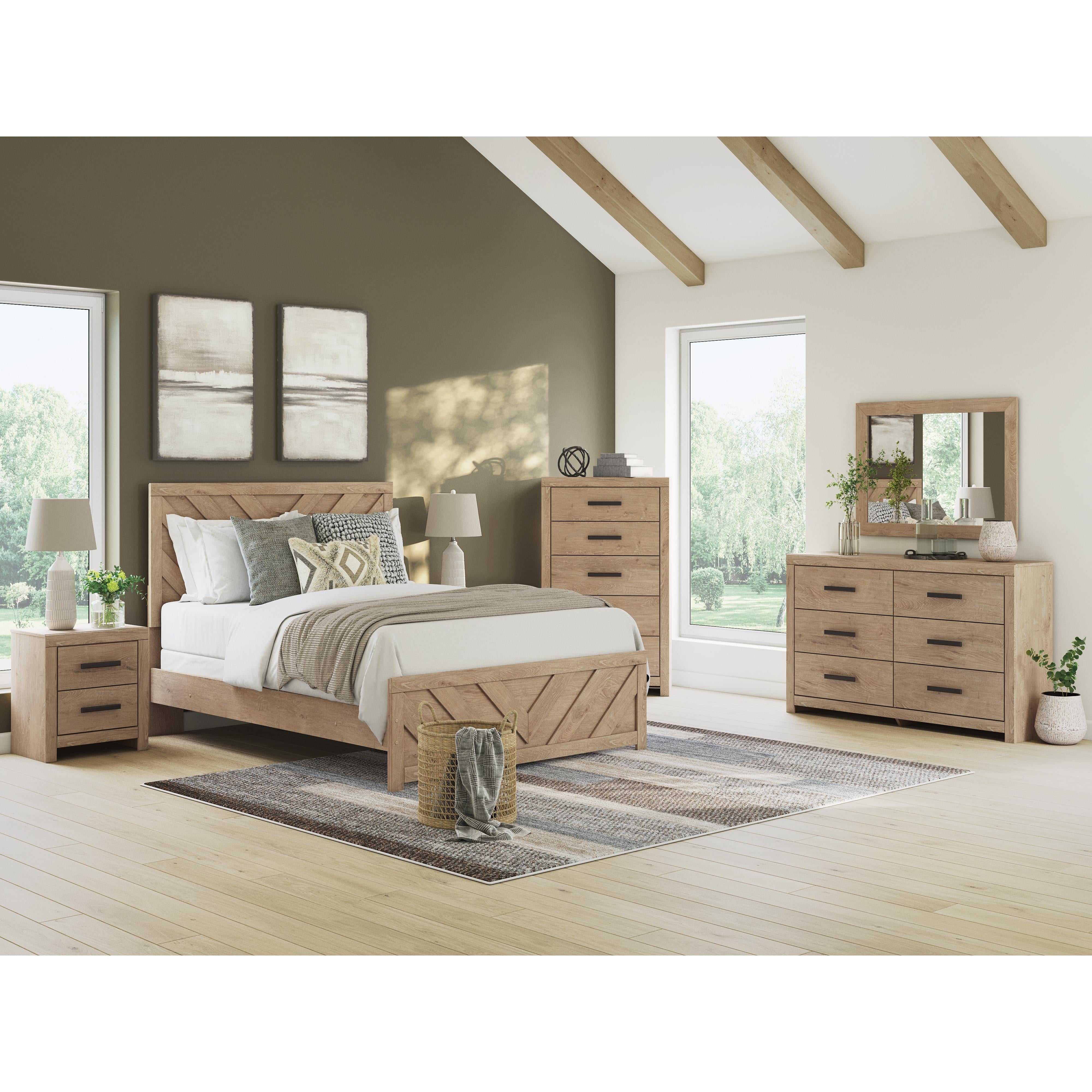 Signature Design by Ashley Sanginlane Queen Panel Bed B3787-71/B3787-96 IMAGE 9