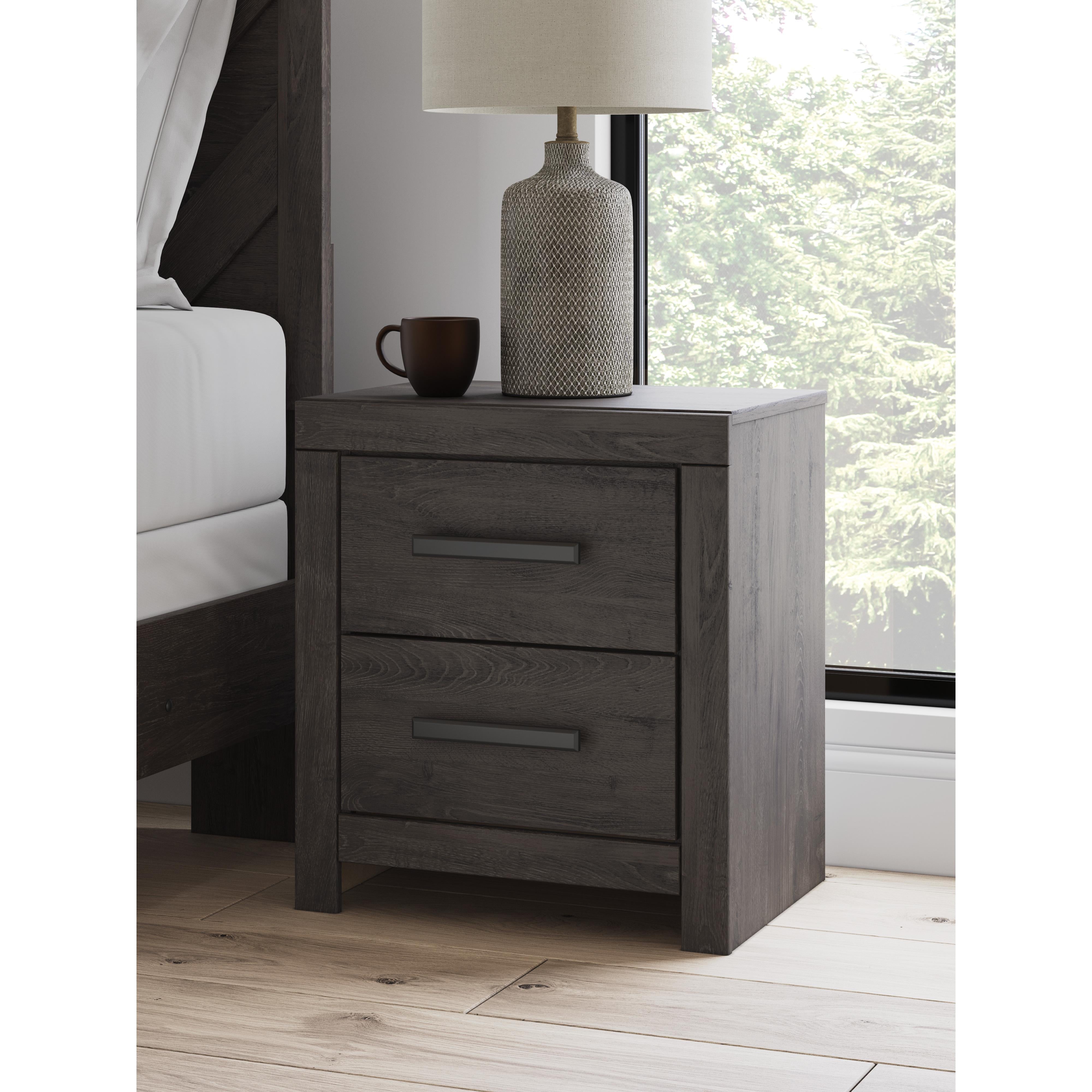 Diamond Modern Furniture Exclusive Design Prendonea 2-Drawer Nightstand B3789-92 IMAGE 4