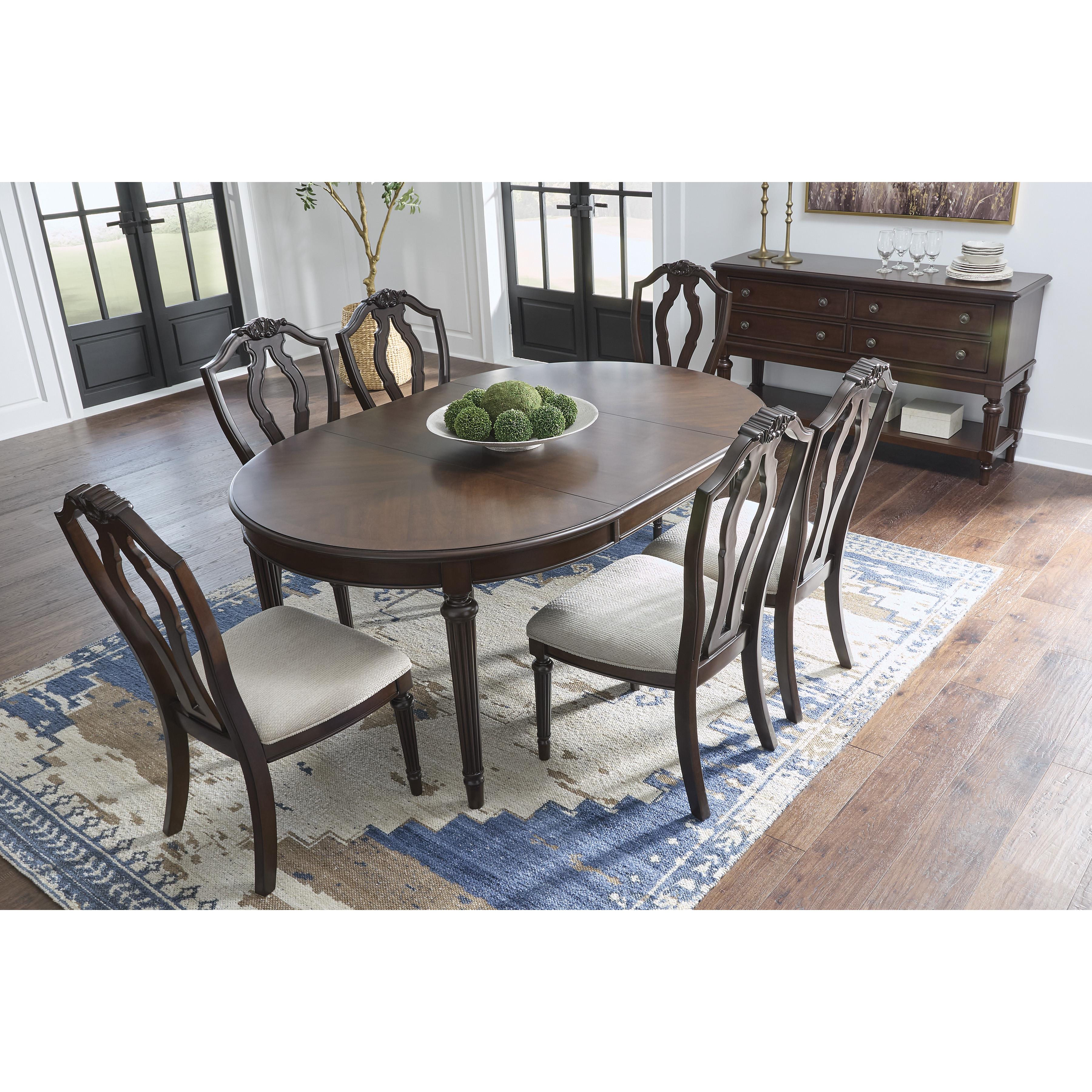 Diamond Modern Furniture Exclusive Design Oval Lavinton Dining Table D764-35 IMAGE 11