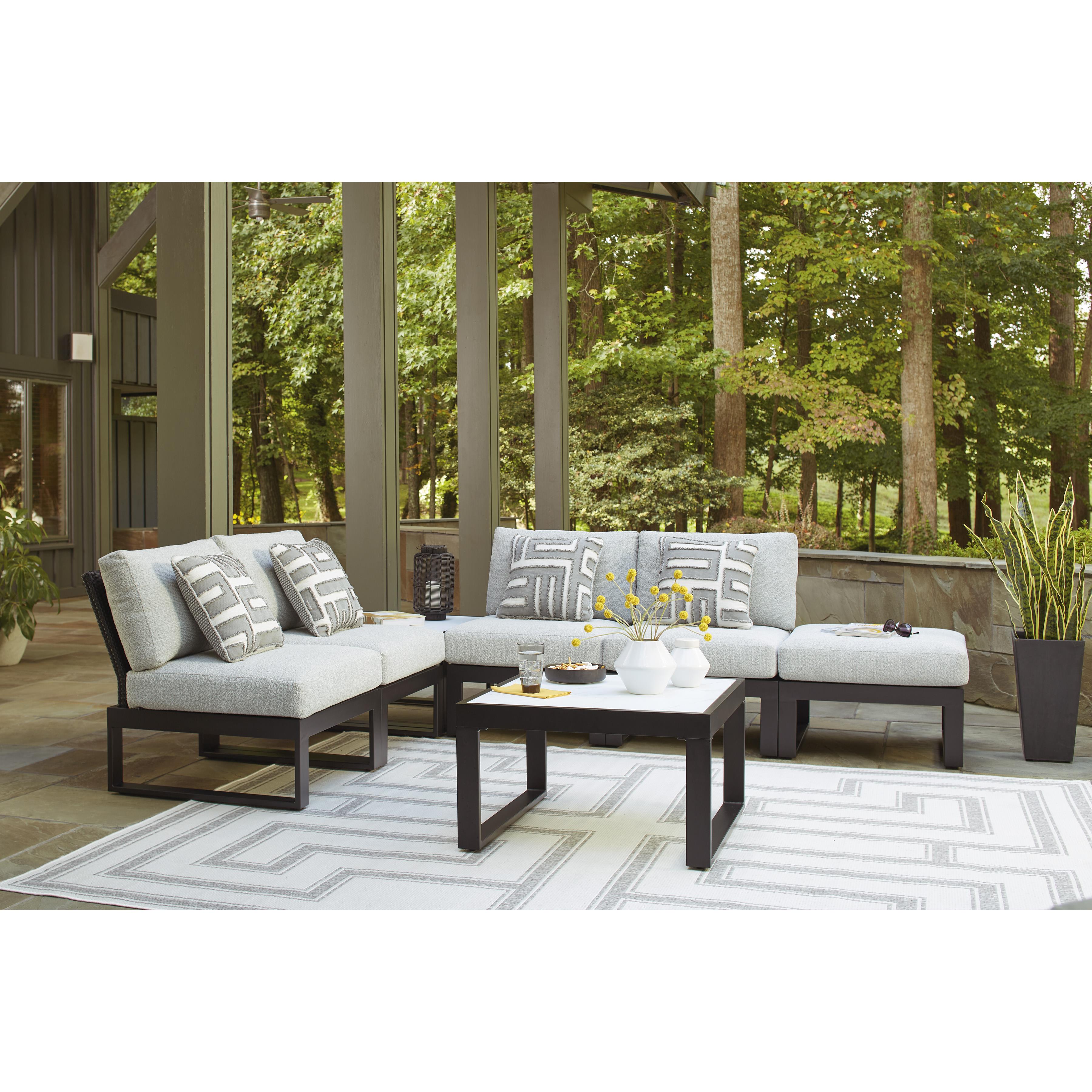 Diamond Modern Furniture Exclusive Design Outdoor Seating Ottomans P490-814 IMAGE 10