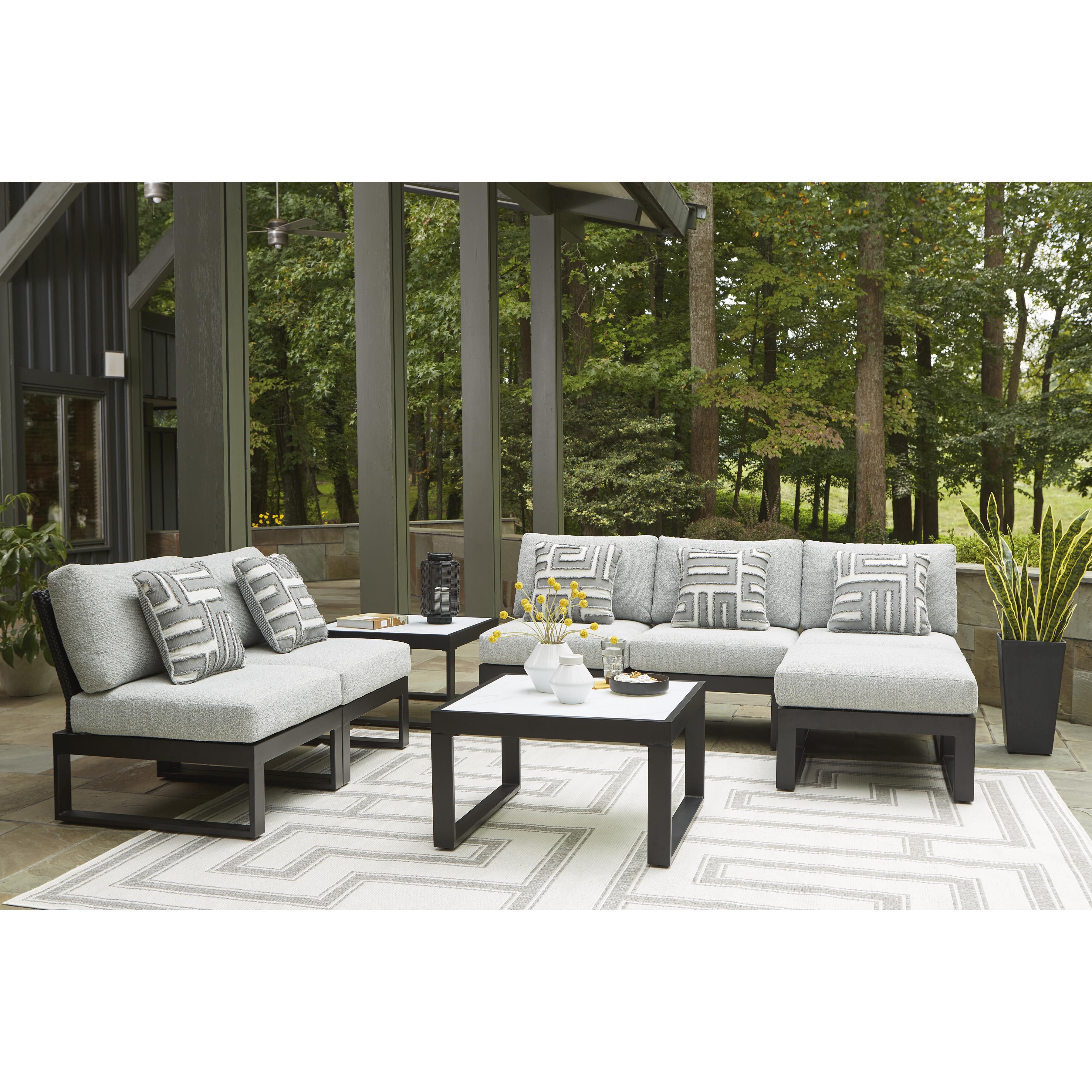 Diamond Modern Furniture Exclusive Design Outdoor Seating Ottomans P490-814 IMAGE 9