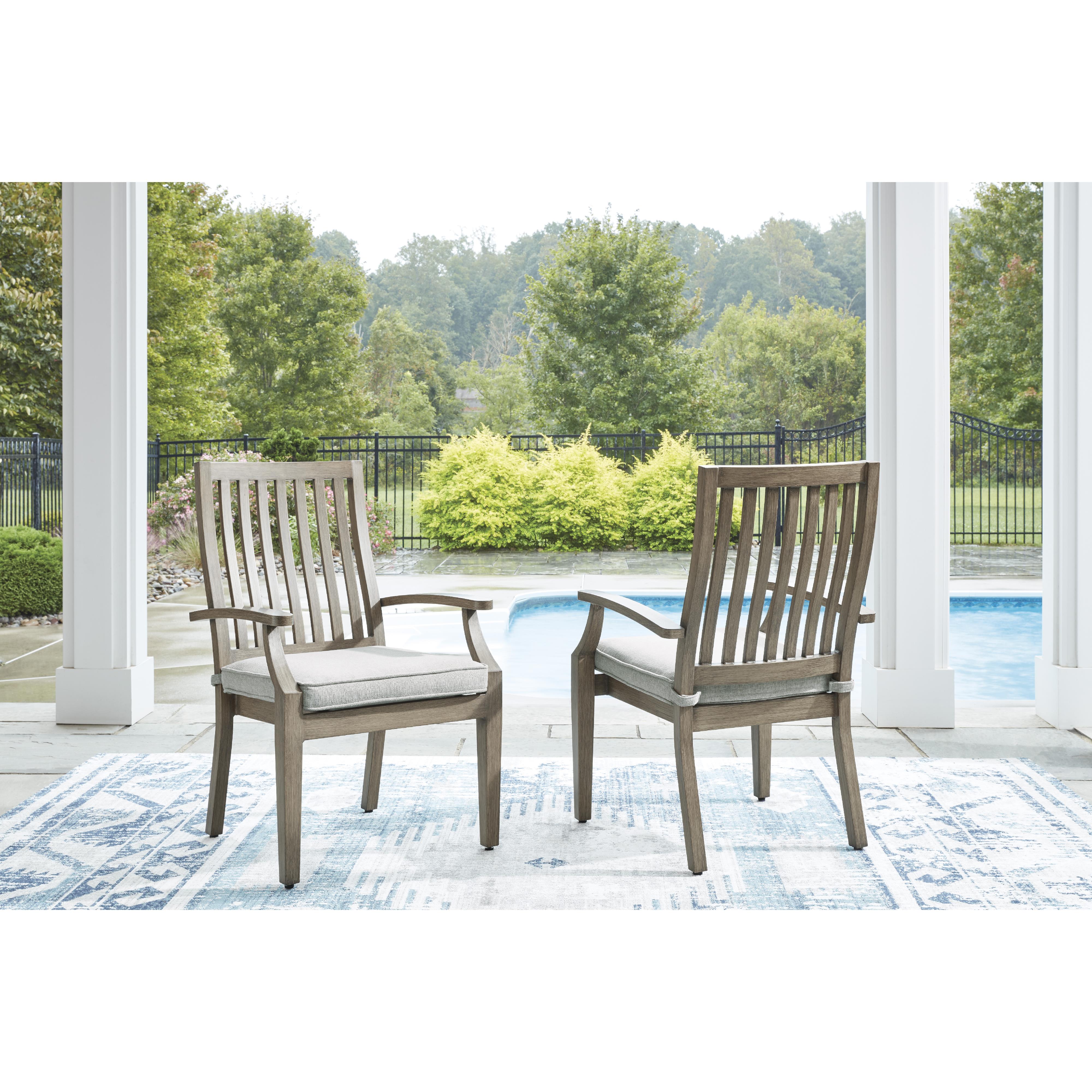 Diamond Modern Furniture Exclusive Design Outdoor Seating Dining Chairs P701-601A IMAGE 5