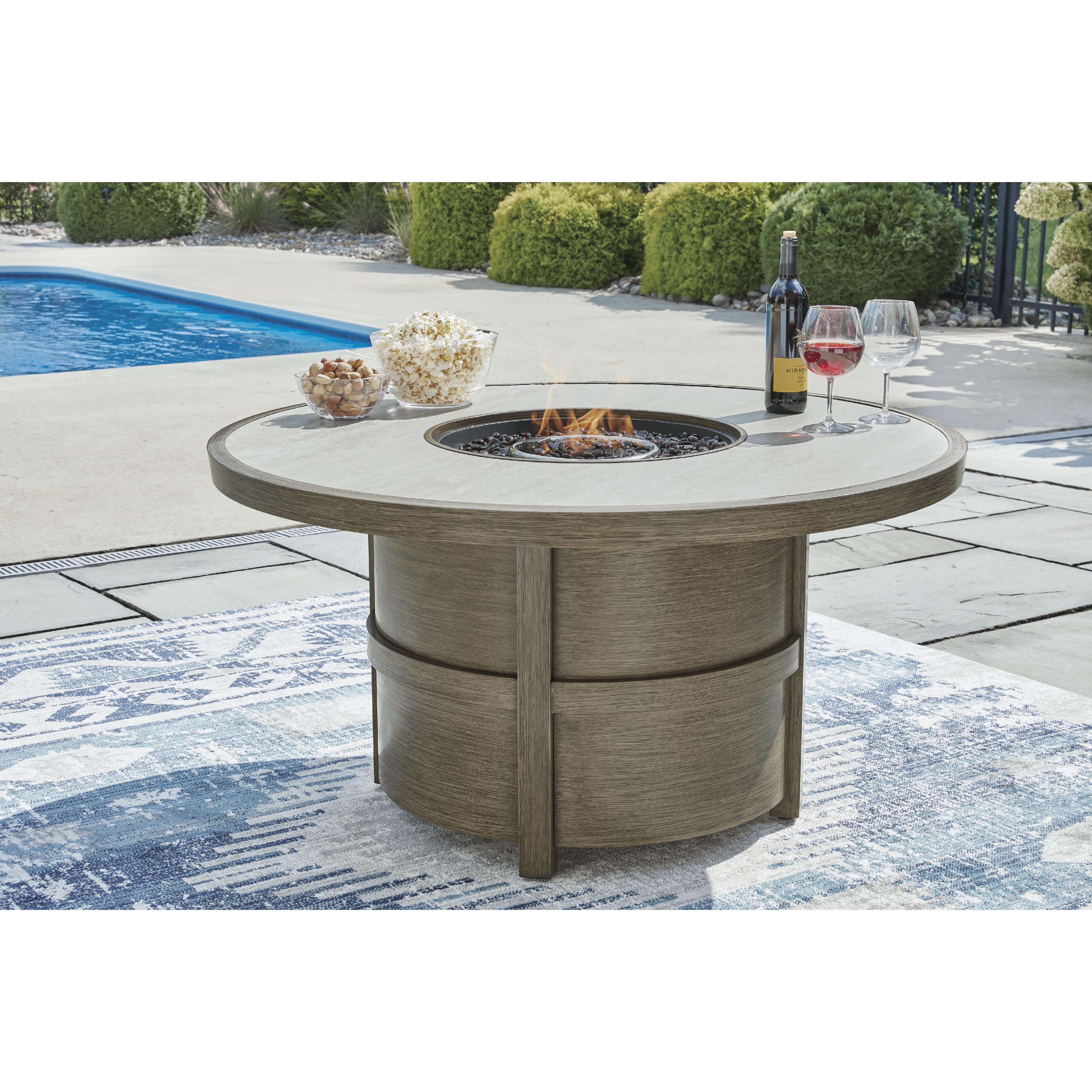 Diamond Modern Furniture Exclusive Design Outdoor Tables Fire Pit Tables P701-776 IMAGE 6