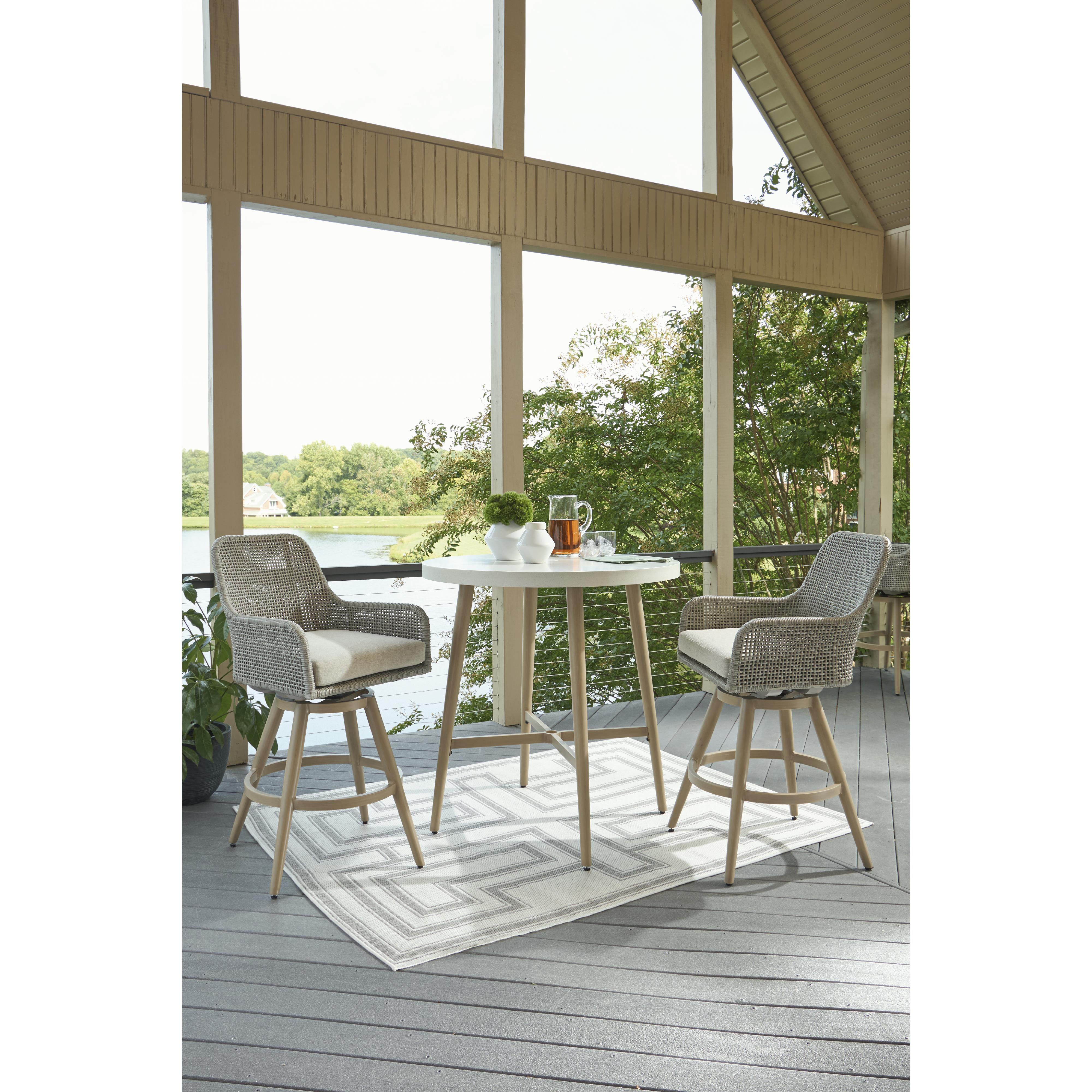Diamond Modern Furniture Exclusive Design Outdoor Seating Stools P798-130 IMAGE 5