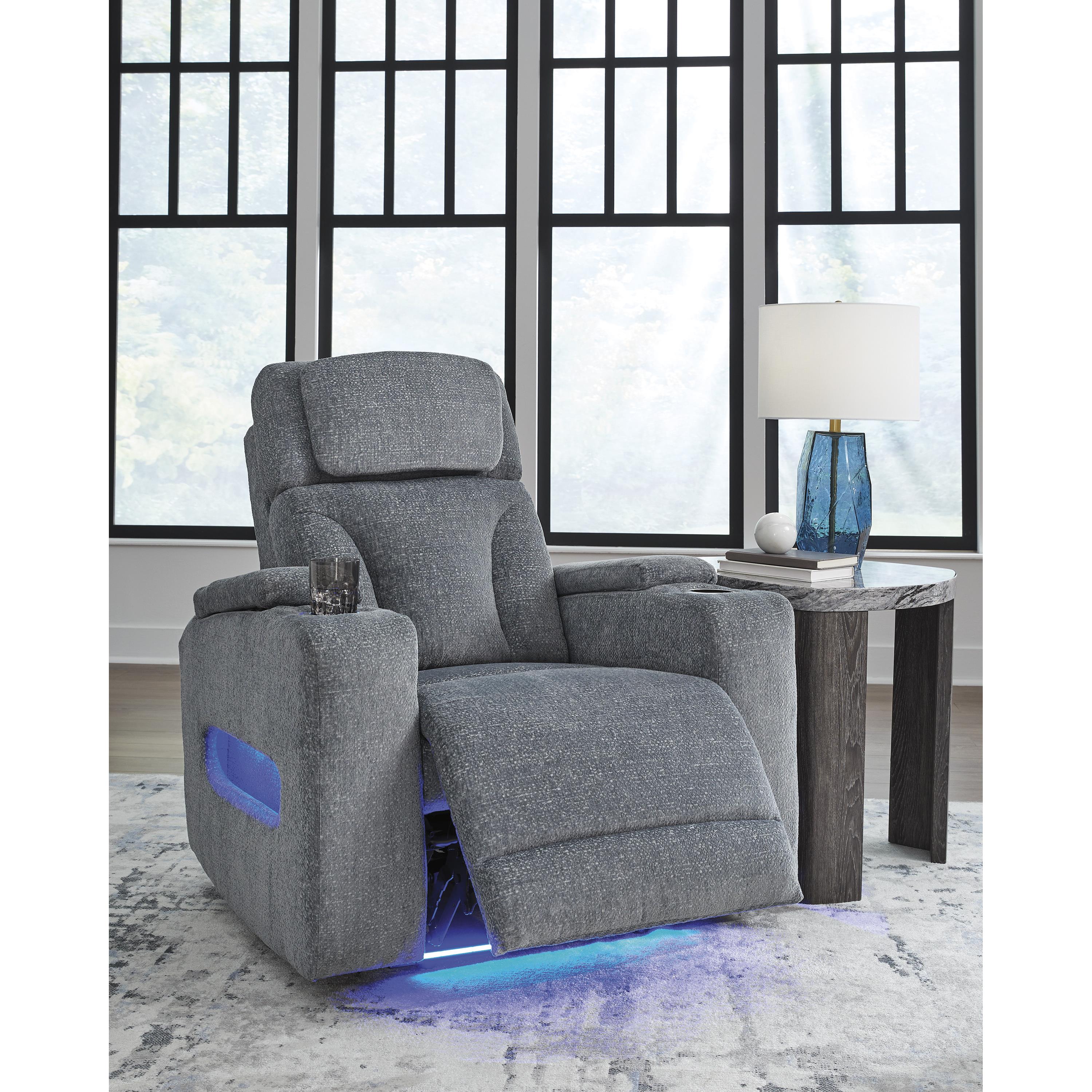 Diamond Modern Furniture Exclusive Design Studio Cave Power Fabric Recliner PC4980213 IMAGE 7