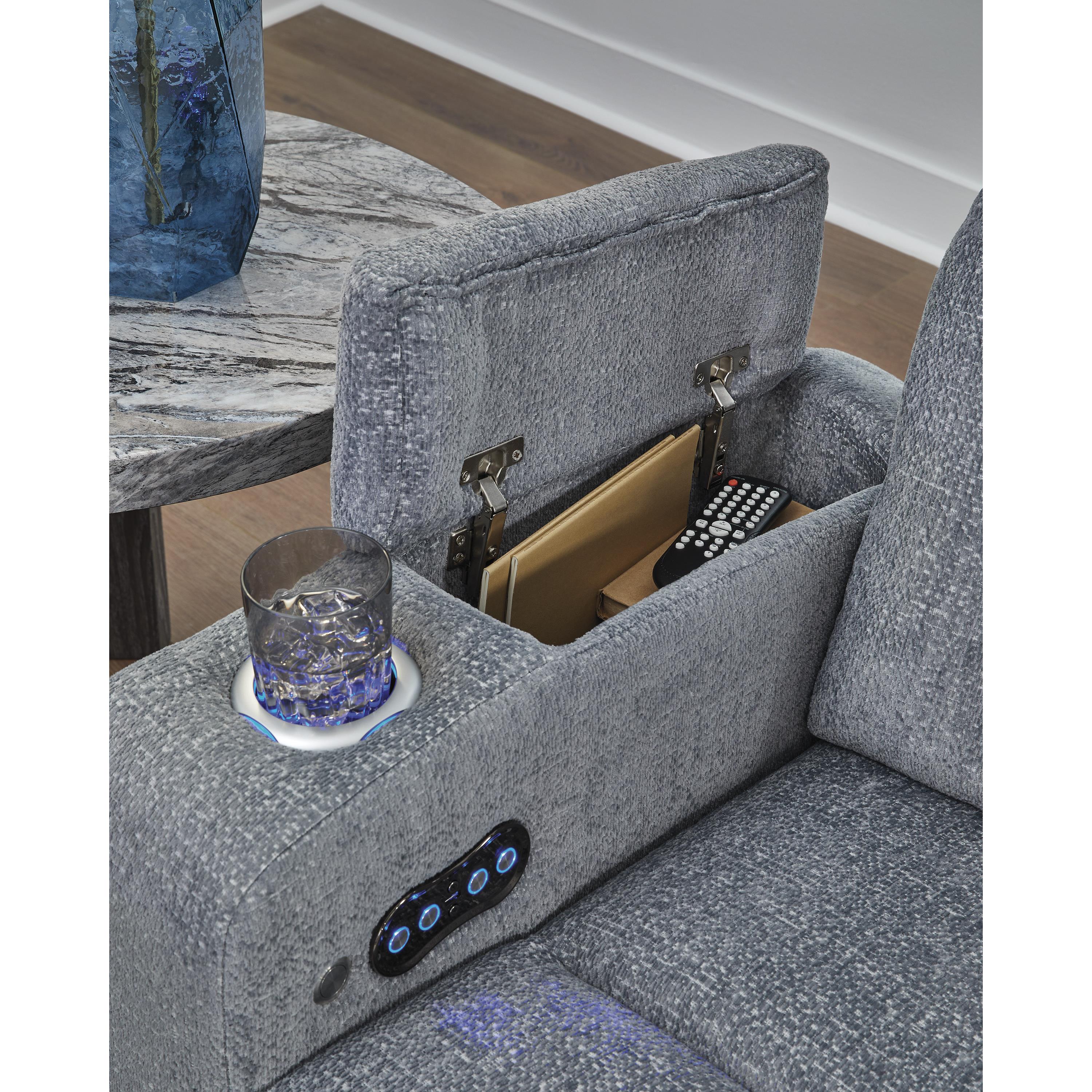 Diamond Modern Furniture Exclusive Design Studio Cave Power Fabric Recliner PC4980213 IMAGE 9