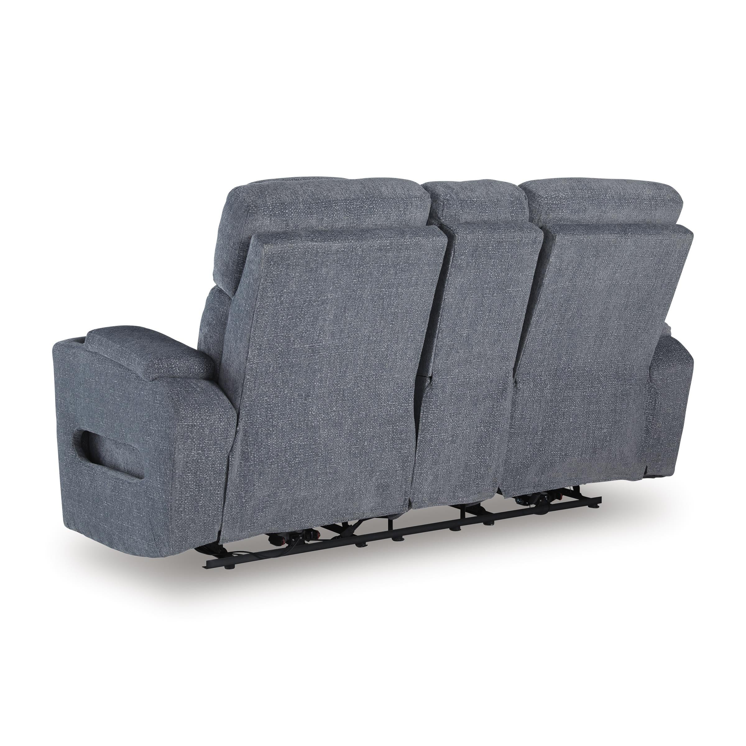 Diamond Modern Furniture Exclusive Design Studio Cave Power Reclining Fabric Loveseat with Console PC4980218 IMAGE 5