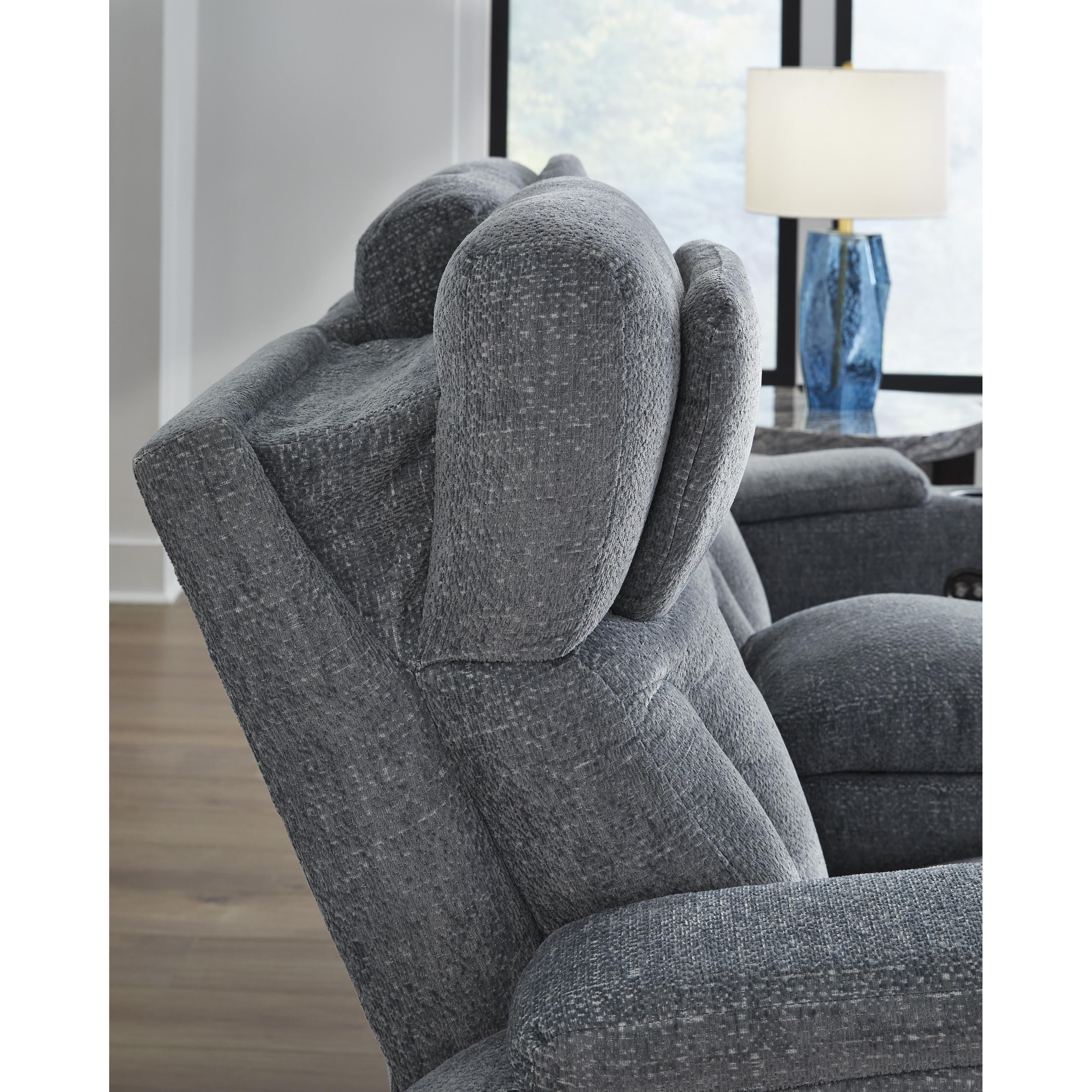 Diamond Modern Furniture Exclusive Design Studio Cave Power Reclining Fabric Loveseat with Console PC4980218 IMAGE 9