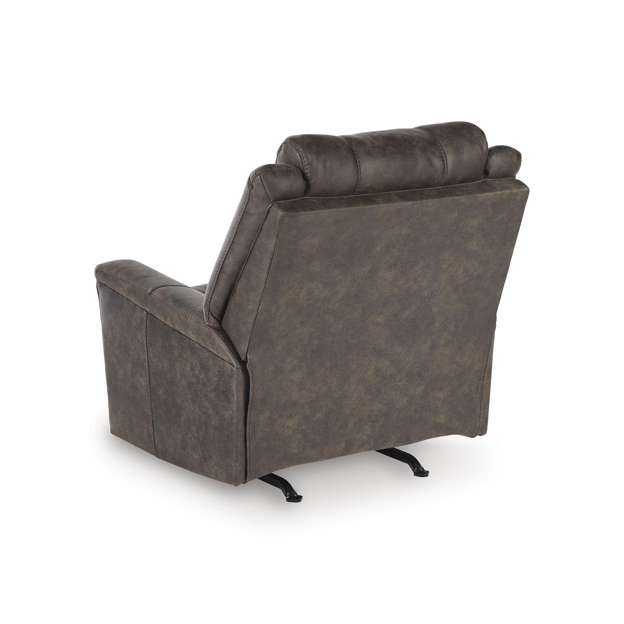 Diamond Modern Furniture Exclusive Design Lixtowel Rocker Leather Look Recliner PC5300425 IMAGE 5