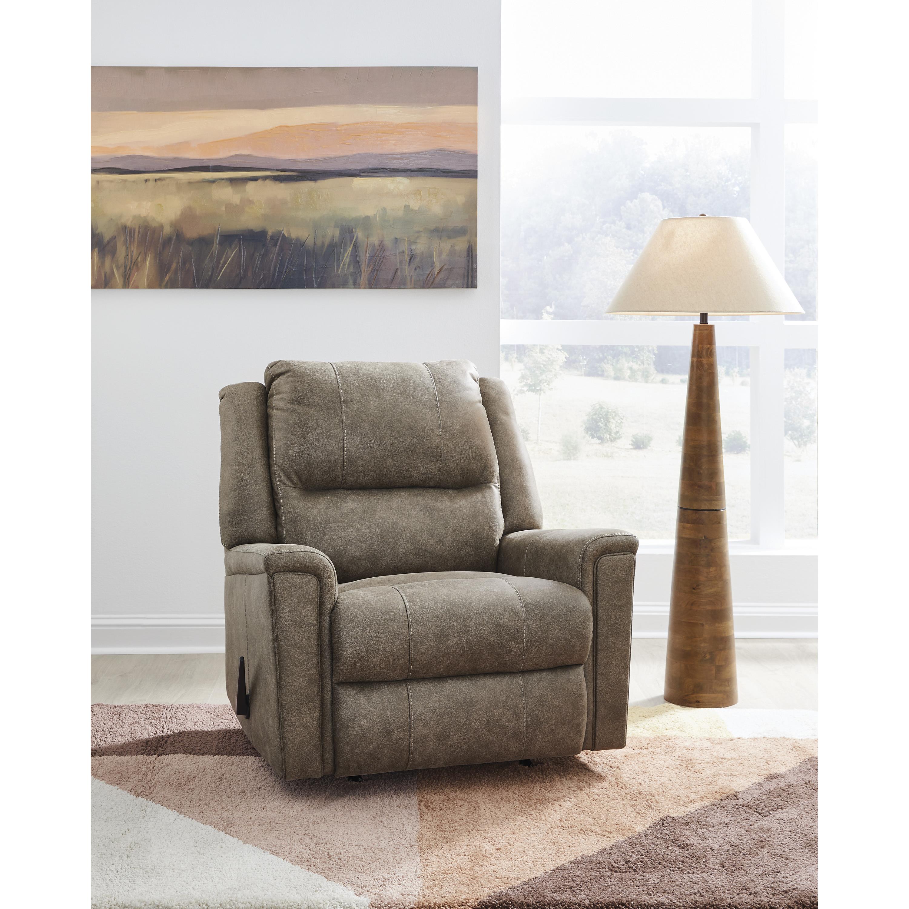 Diamond Modern Furniture Exclusive Design Lixtowel Rocker Leather Look Recliner PC5300525 IMAGE 6