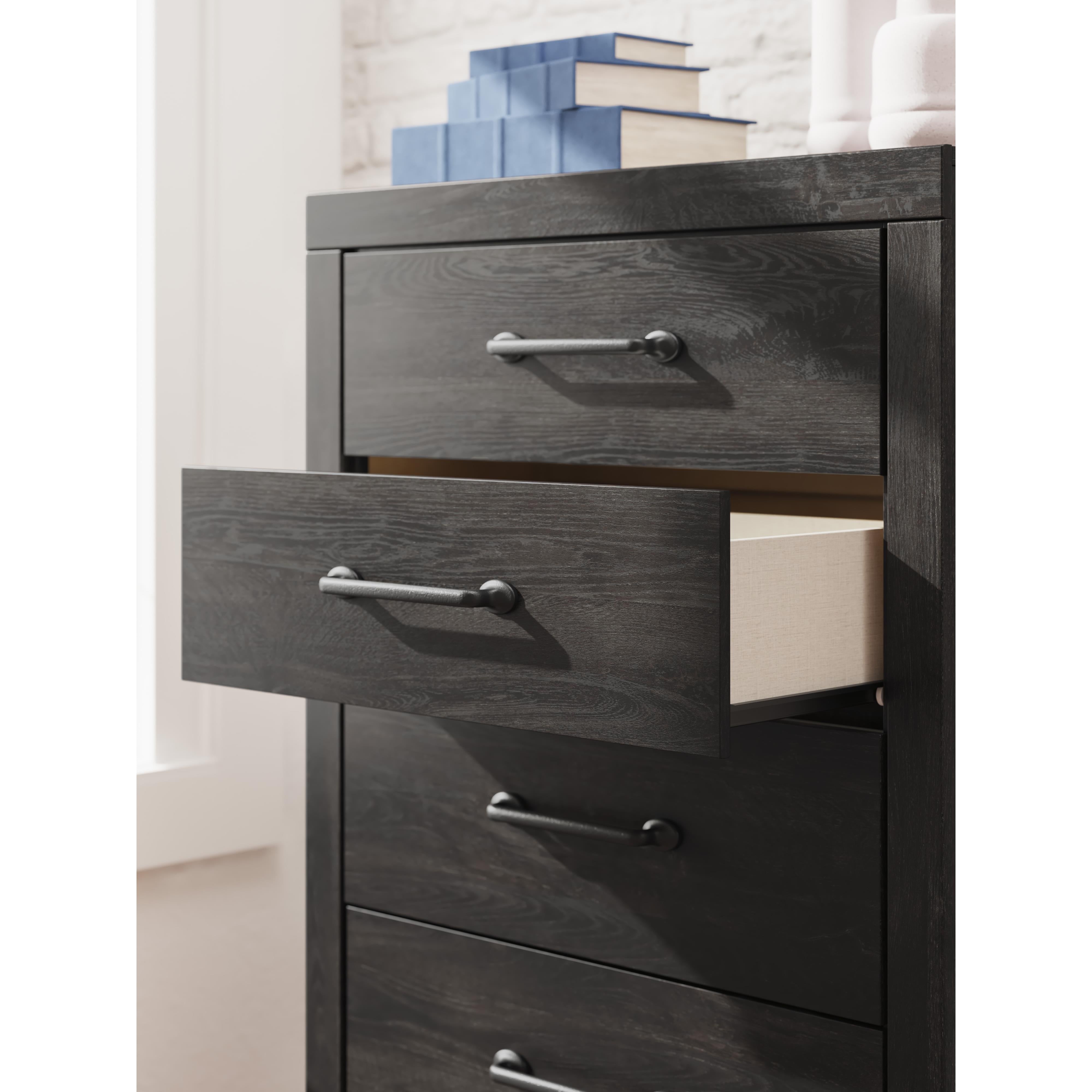 Diamond Modern Furniture Exclusive Design Hollivern 5-Drawer Chest PCB2108-46 IMAGE 8