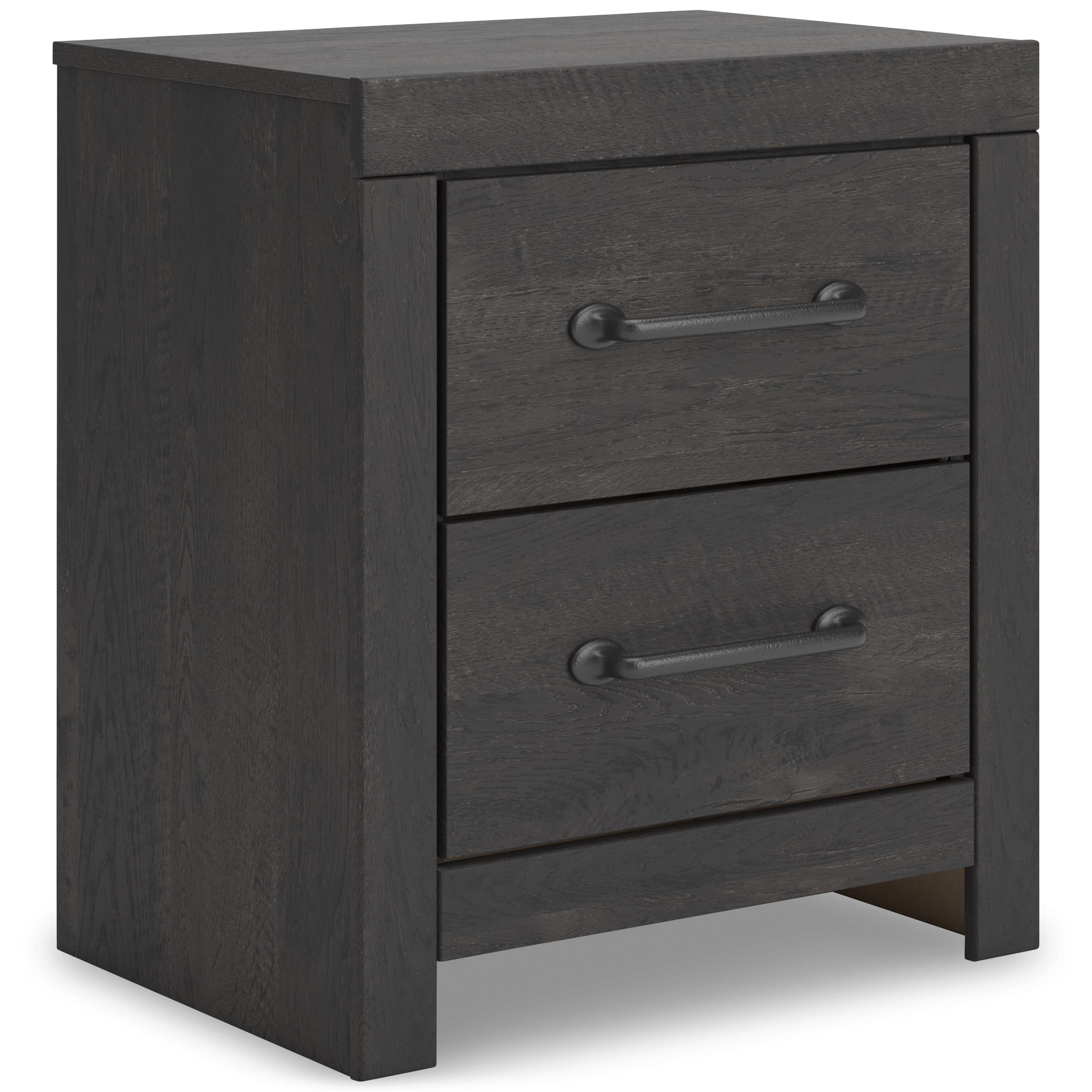 Diamond Modern Furniture Exclusive Design Hollivern 2-Drawer Nightstand PCB2108-92 IMAGE 1