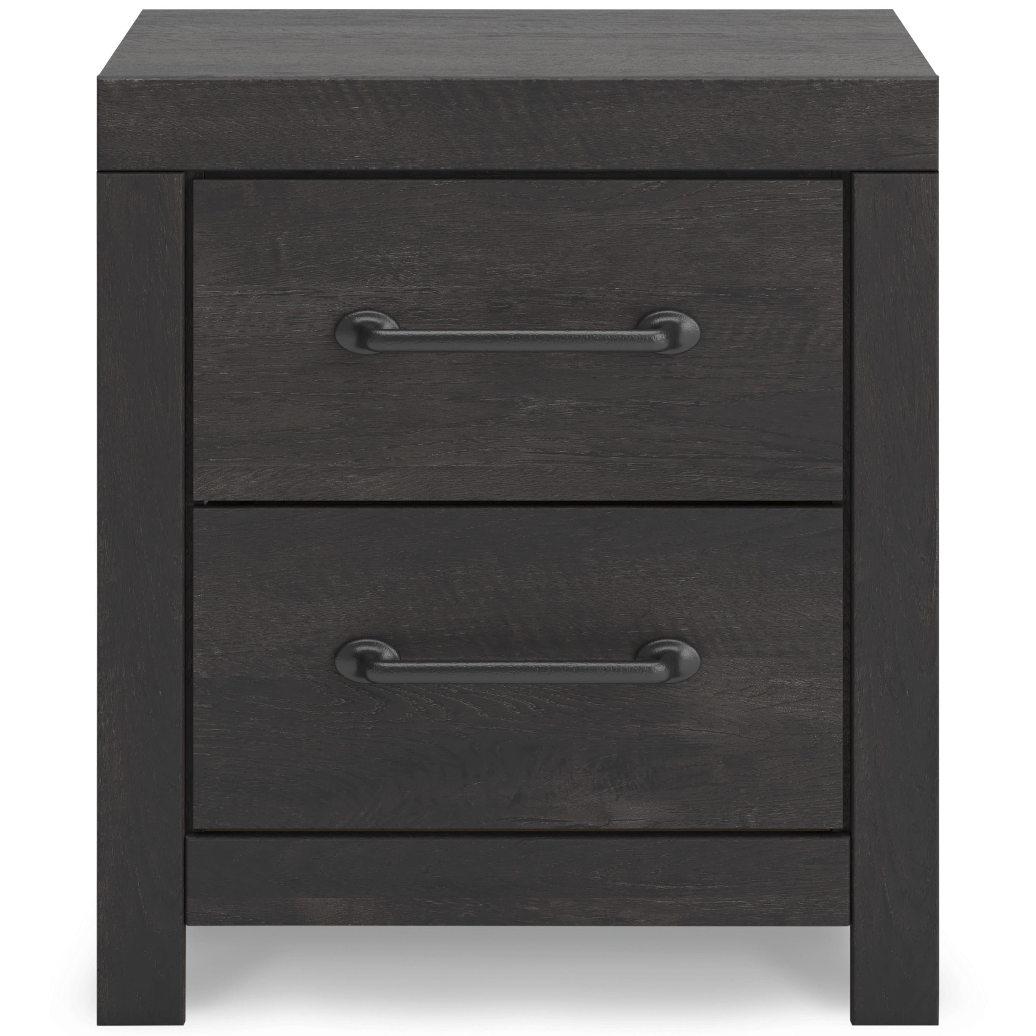 Diamond Modern Furniture Exclusive Design Hollivern 2-Drawer Nightstand PCB2108-92 IMAGE 3