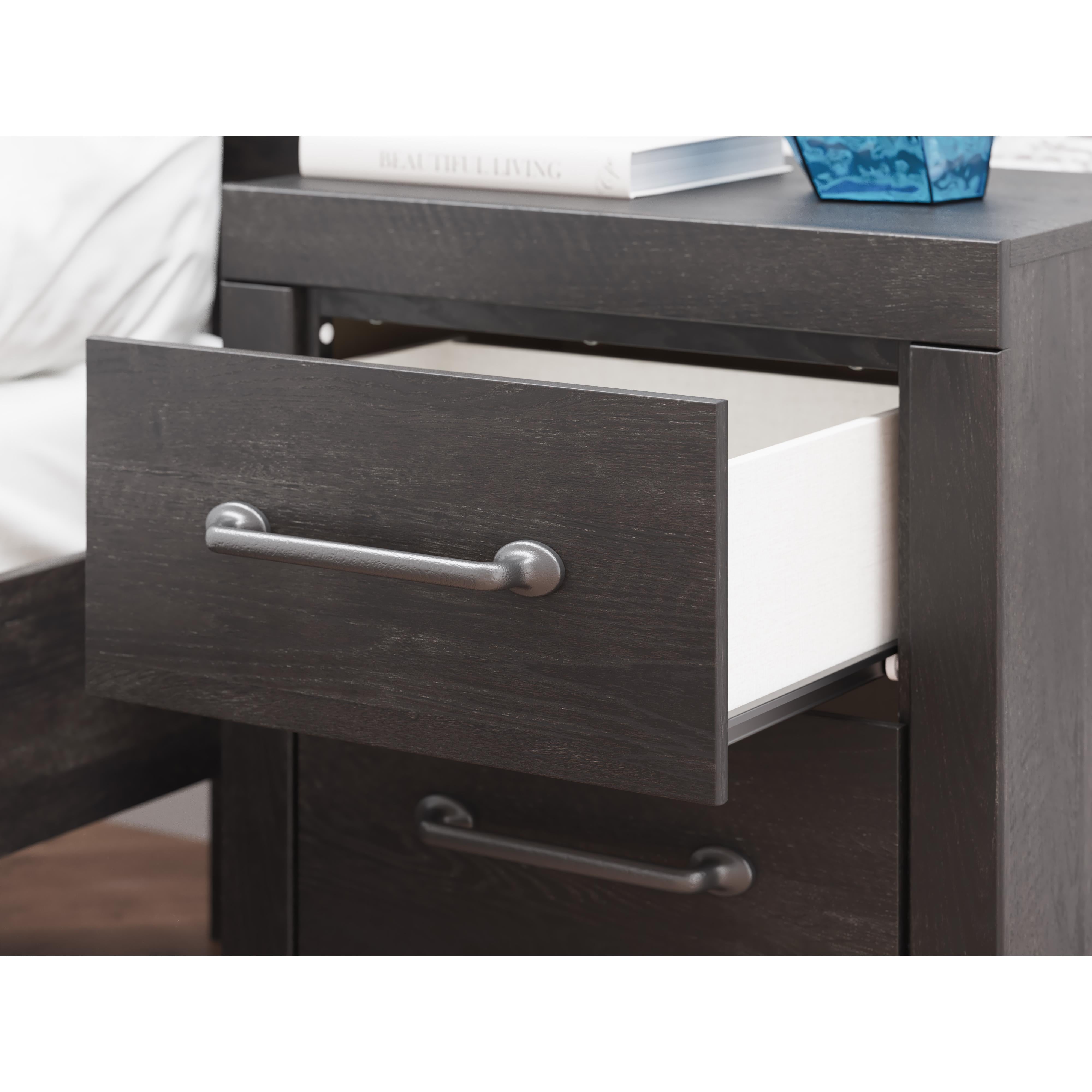 Diamond Modern Furniture Exclusive Design Hollivern 2-Drawer Nightstand PCB2108-92 IMAGE 8
