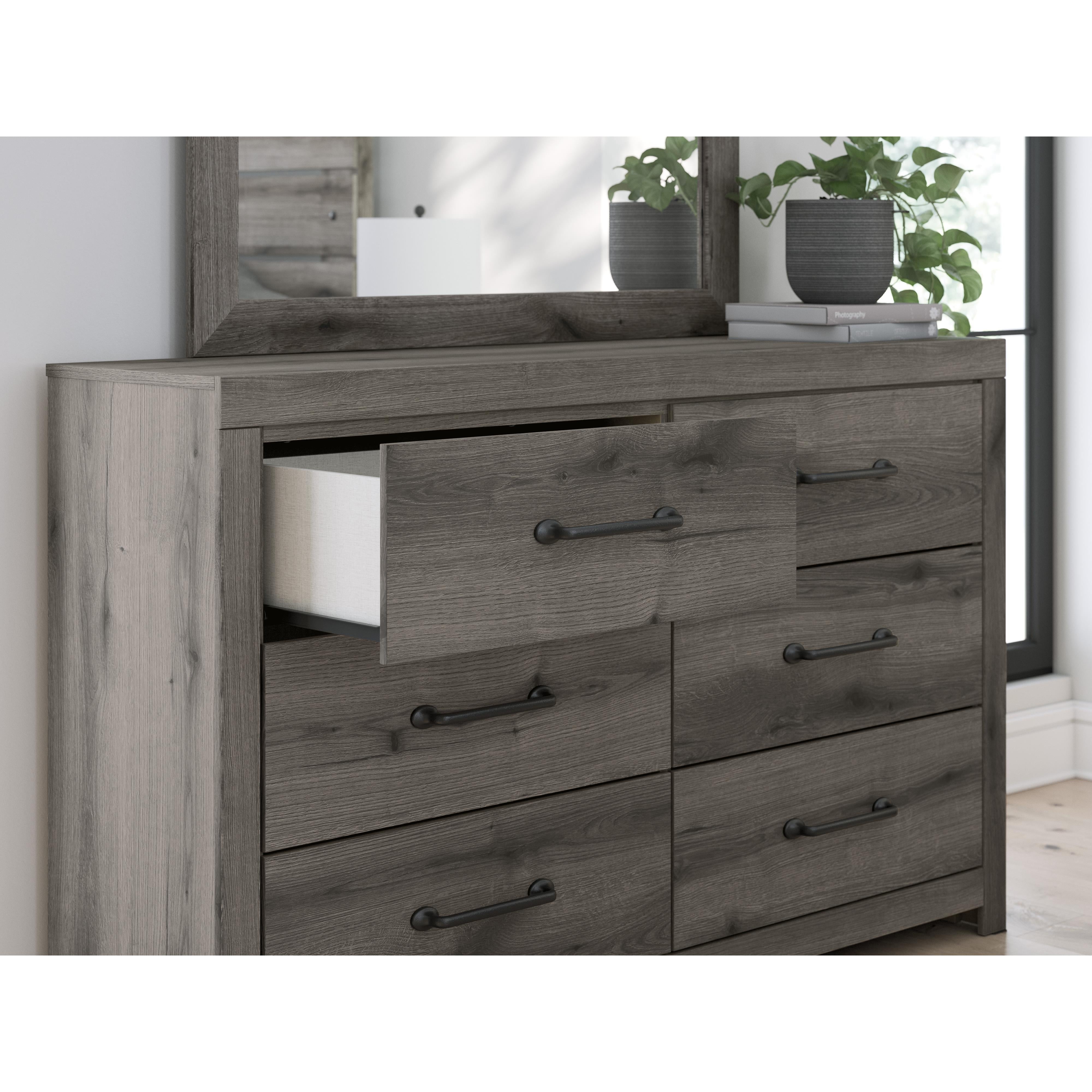 Diamond Modern Furniture Exclusive Design Graystorm 6-Drawer Dresser PCB2405-31 IMAGE 10