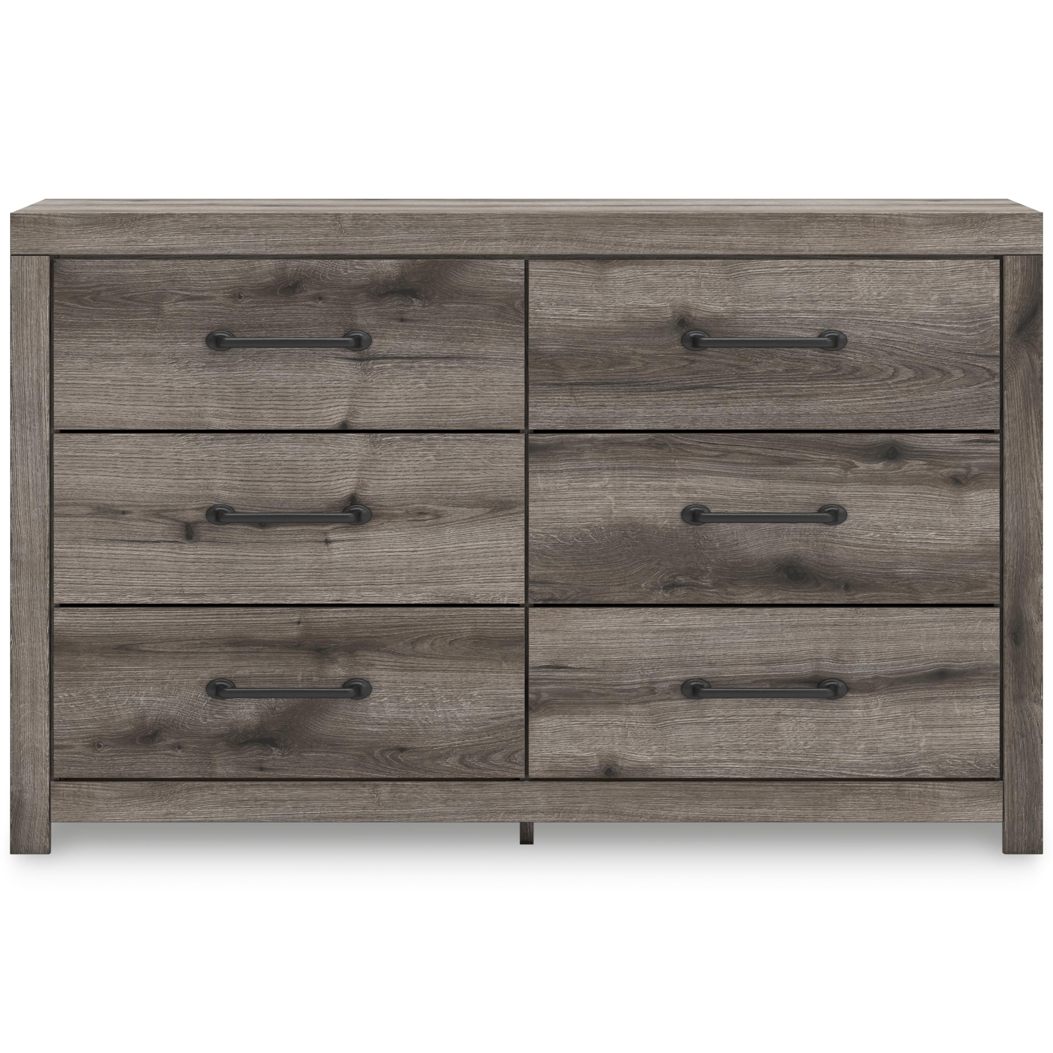 Diamond Modern Furniture Exclusive Design Graystorm 6-Drawer Dresser PCB2405-31 IMAGE 3