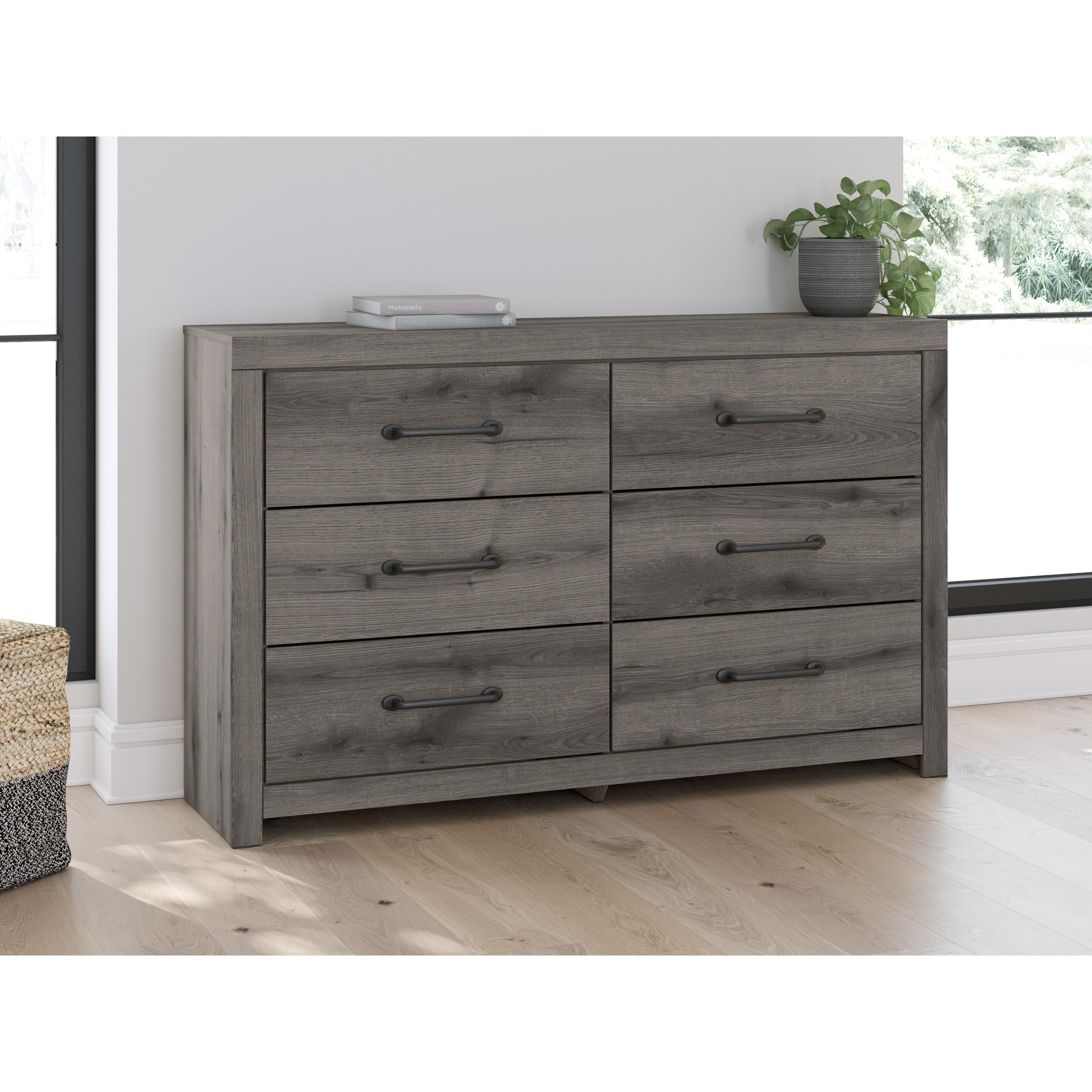 Diamond Modern Furniture Exclusive Design Graystorm 6-Drawer Dresser PCB2405-31 IMAGE 7