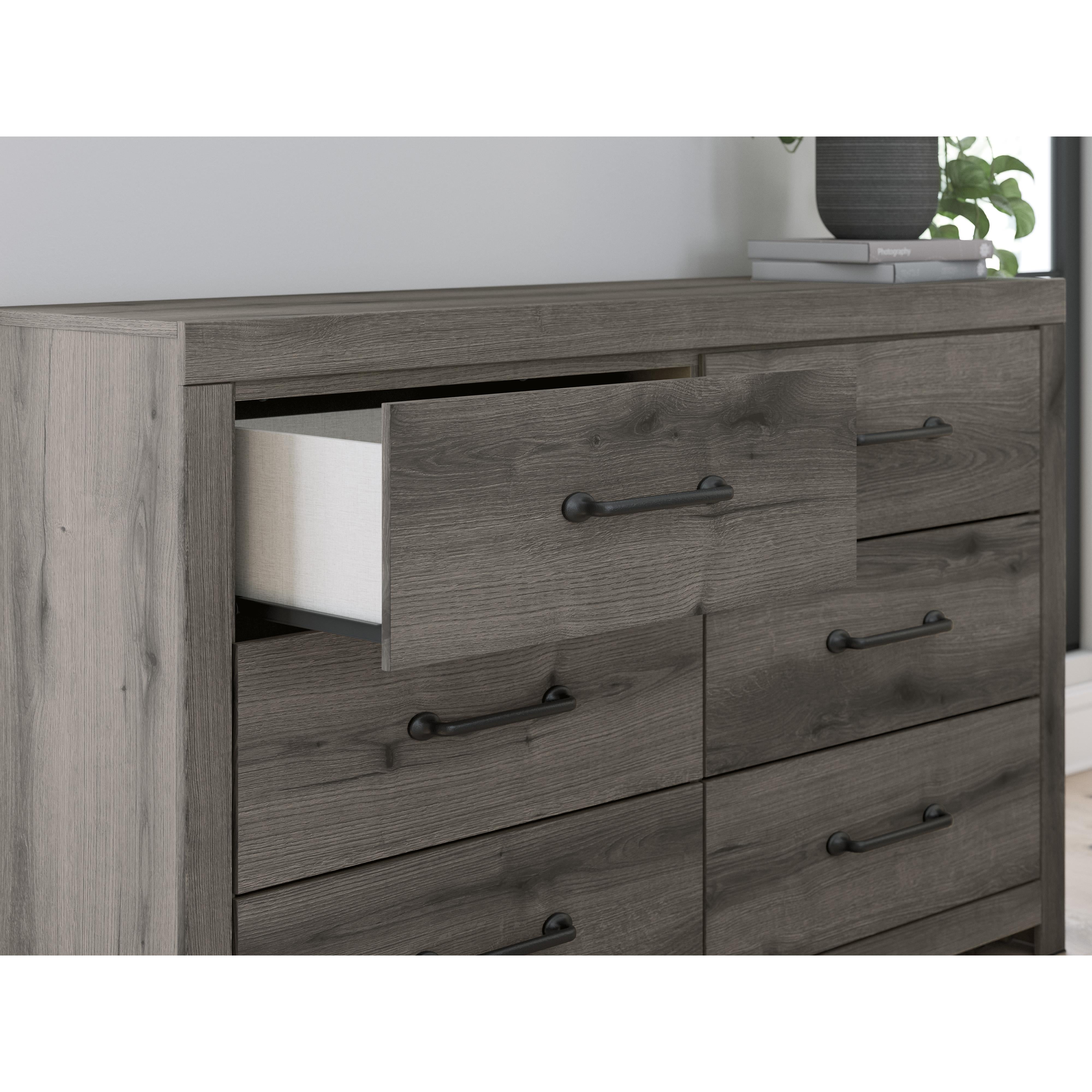 Diamond Modern Furniture Exclusive Design Graystorm 6-Drawer Dresser PCB2405-31 IMAGE 9
