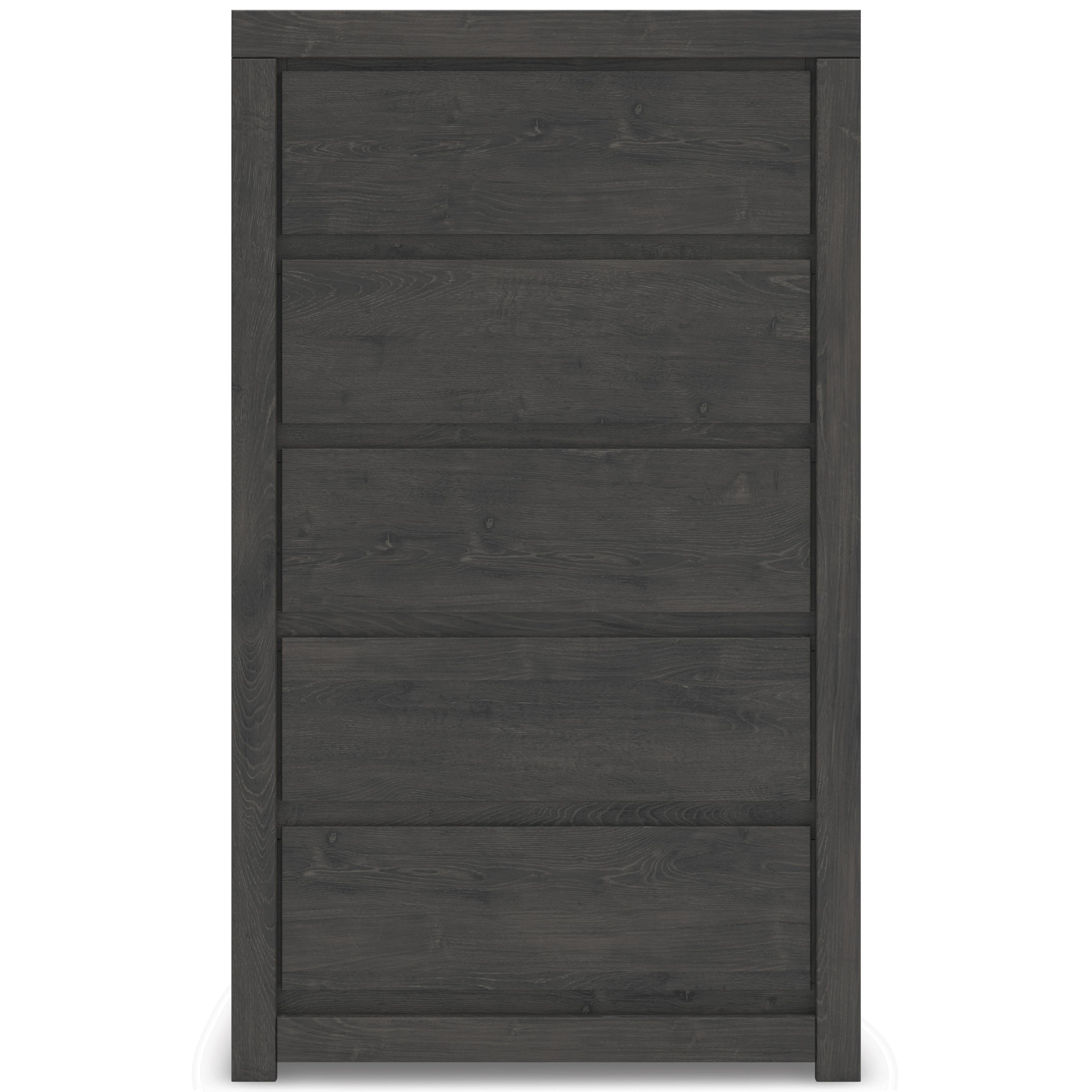 Diamond Modern Furniture Exclusive Design Fraluna 5-Drawer Chest PCB3370-46 IMAGE 3