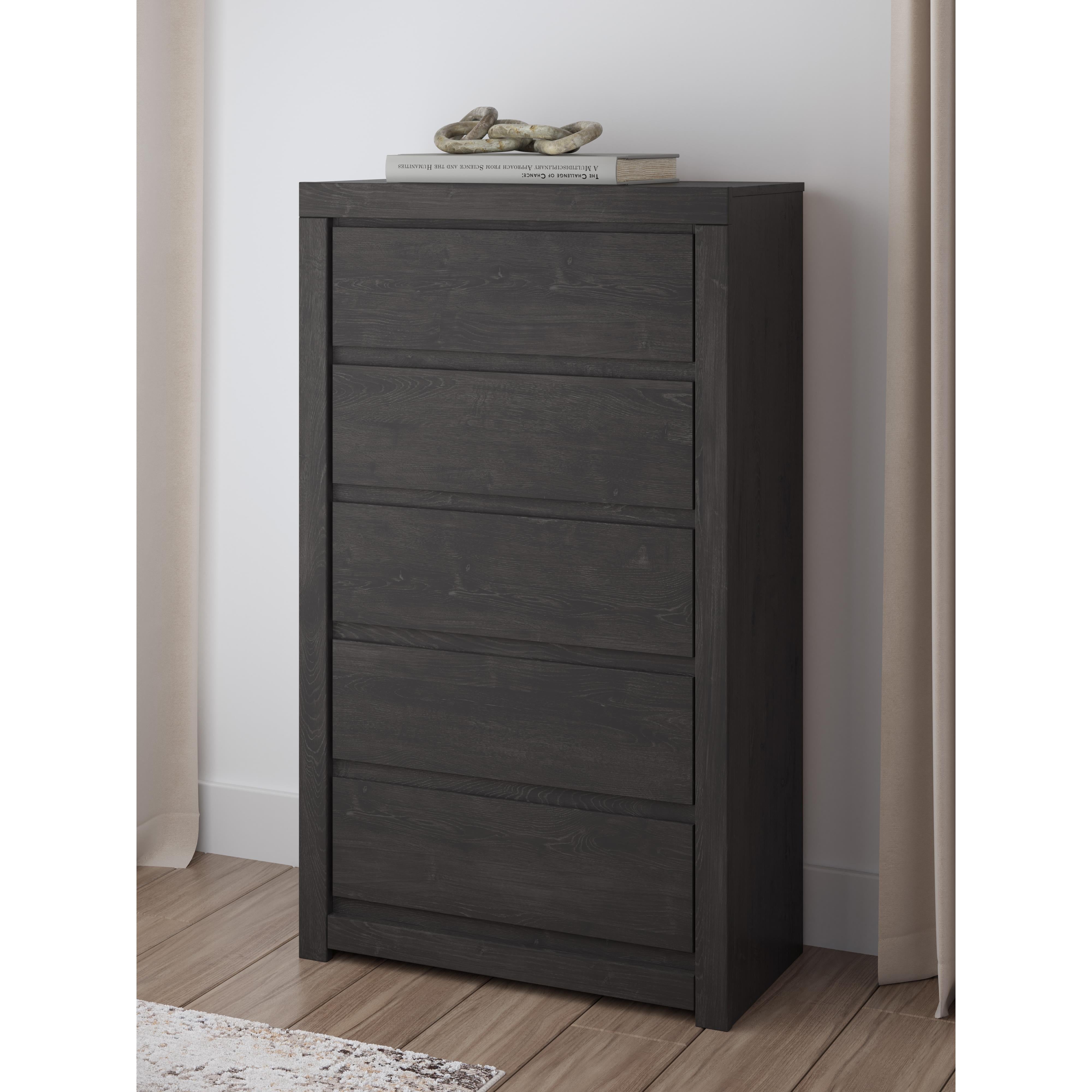 Diamond Modern Furniture Exclusive Design Fraluna 5-Drawer Chest PCB3370-46 IMAGE 7