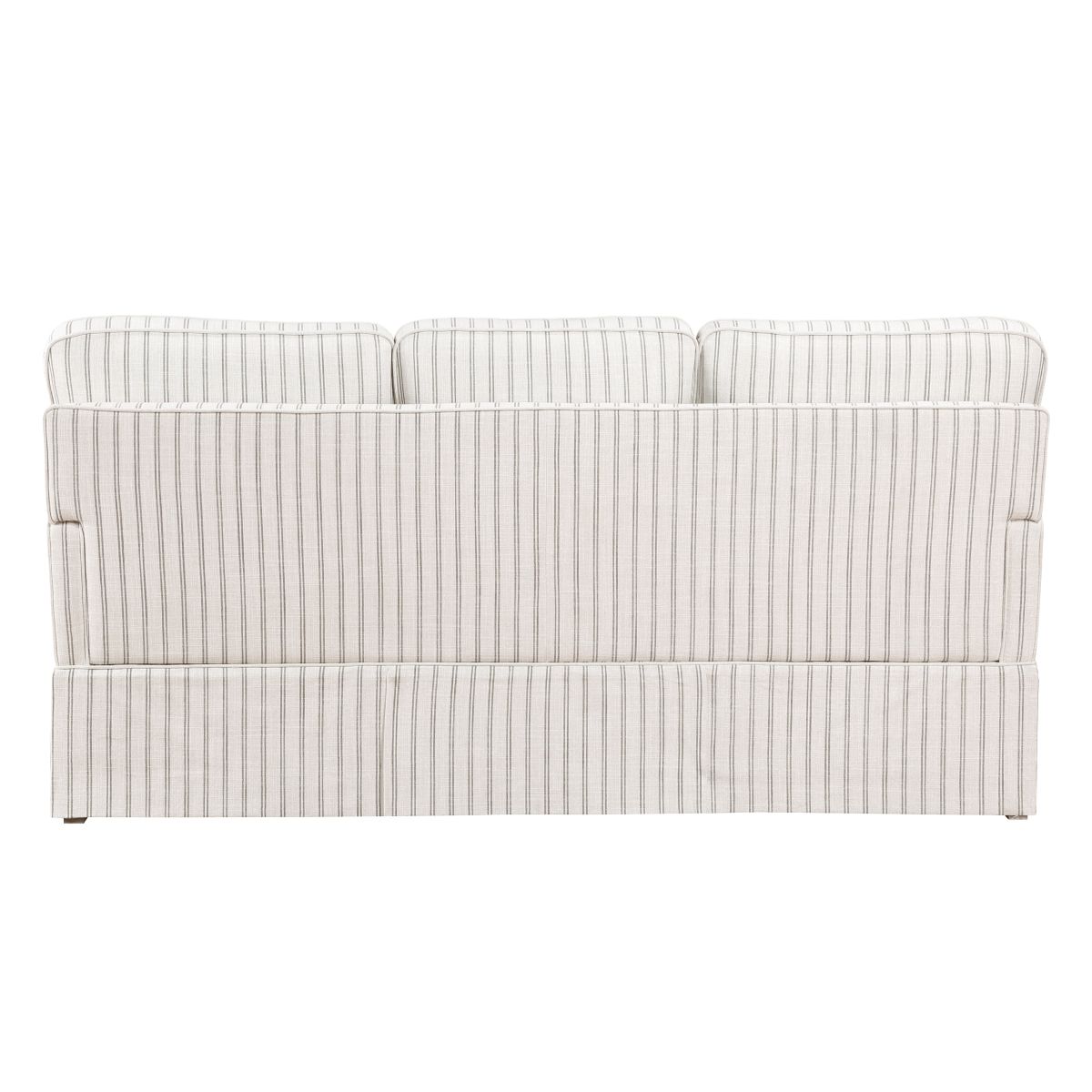 Hampstead - Sofa - White & Gray Stripe