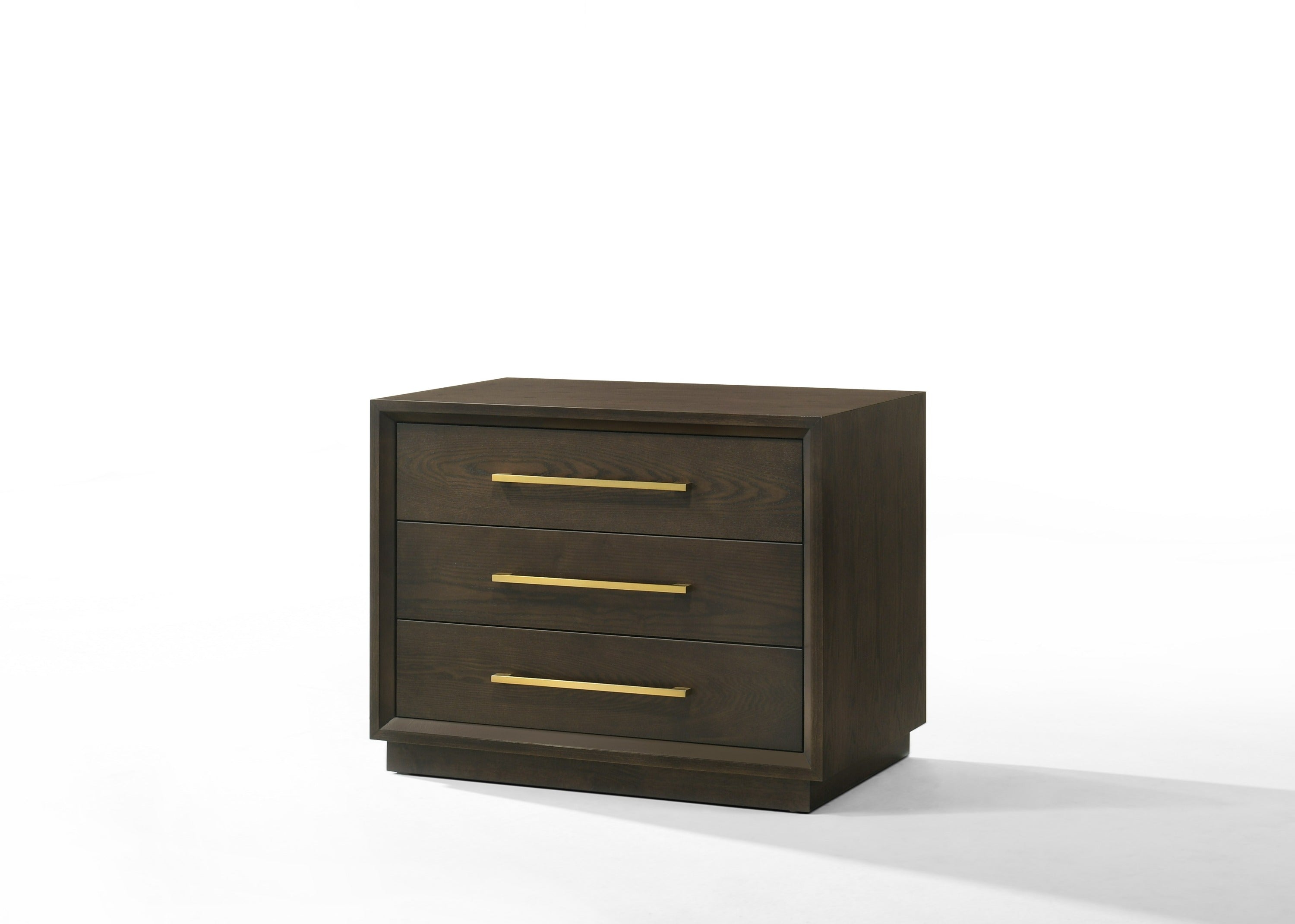 Modrest Manhattan - Contemporary Canopy Brown Oak Bedroom Set