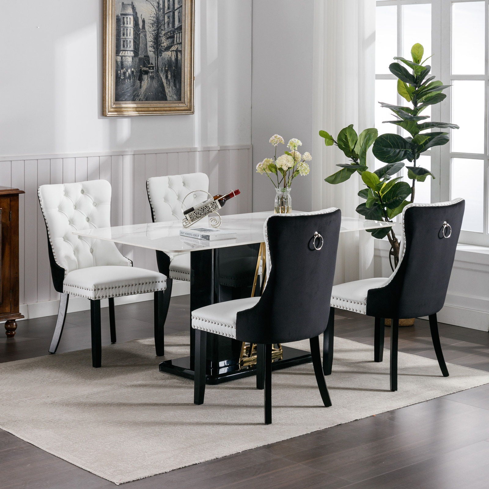 Nikki - Modern Upholstered Dining Chair (Set of 2)