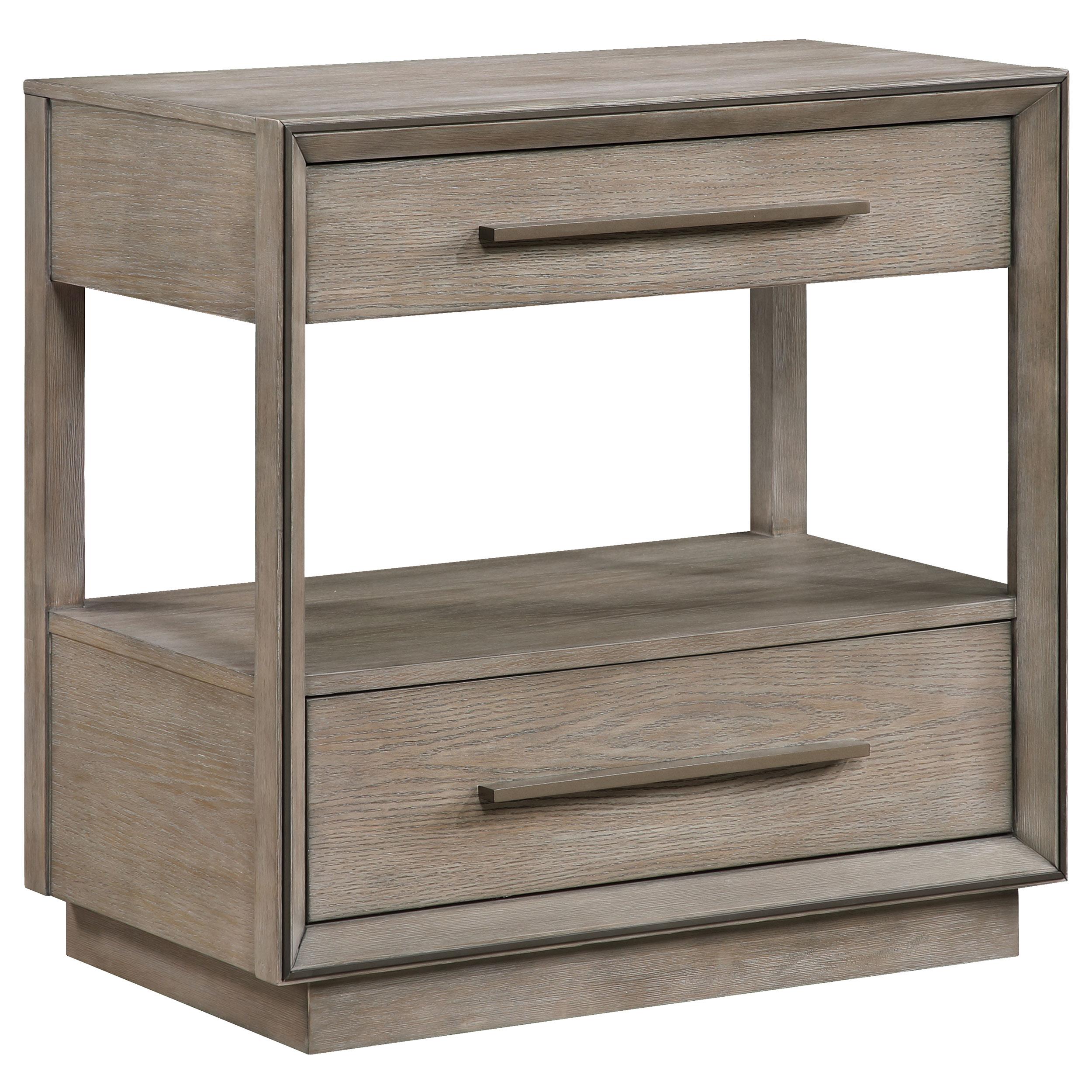 Diamond Modern Furniture COA Nightstands 2 Drawers 223272 IMAGE 1