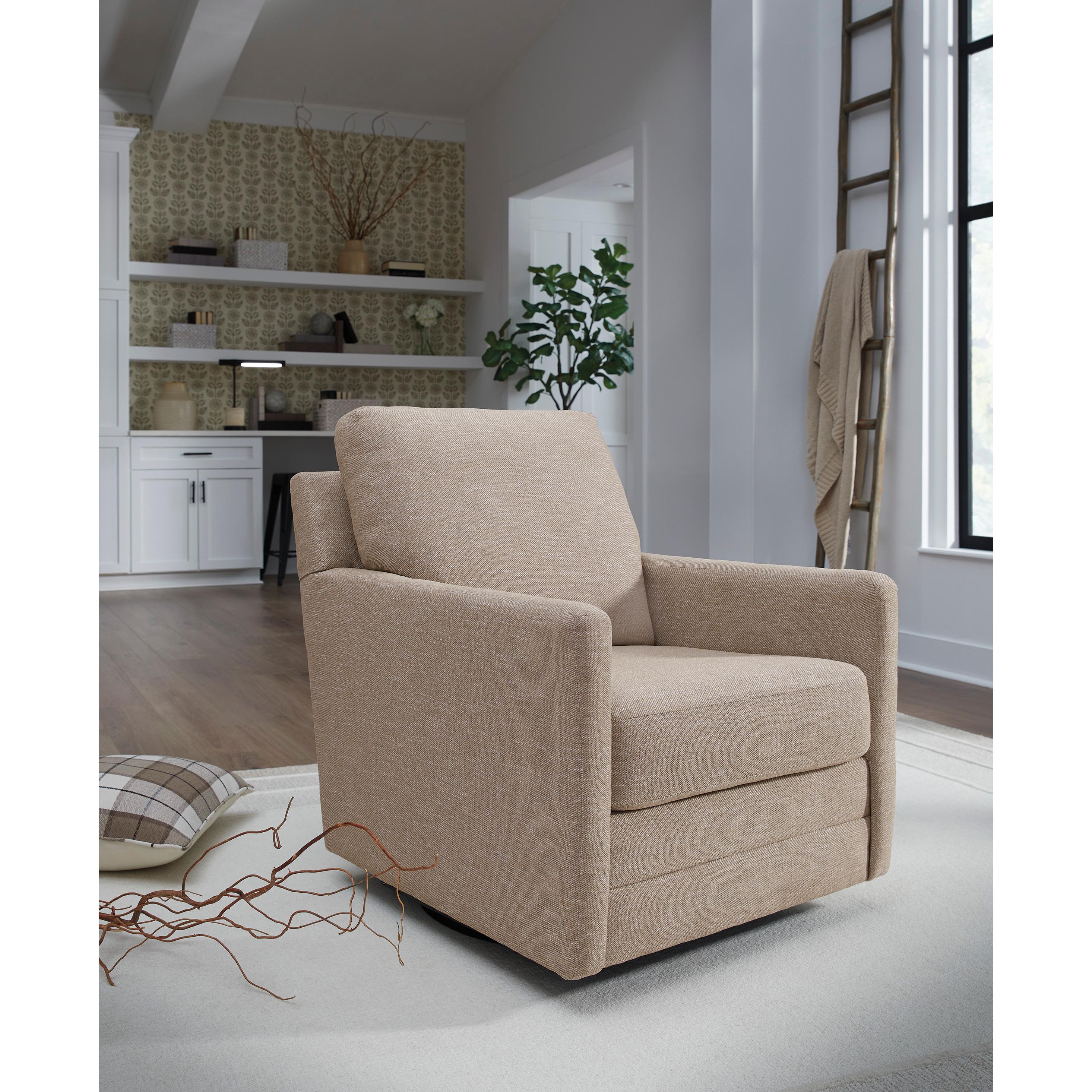 Diamond Modern Furniture Exclusive Design Freybourne Next-Gen Nuvella Swivel Accent Chair A3000736 IMAGE 5