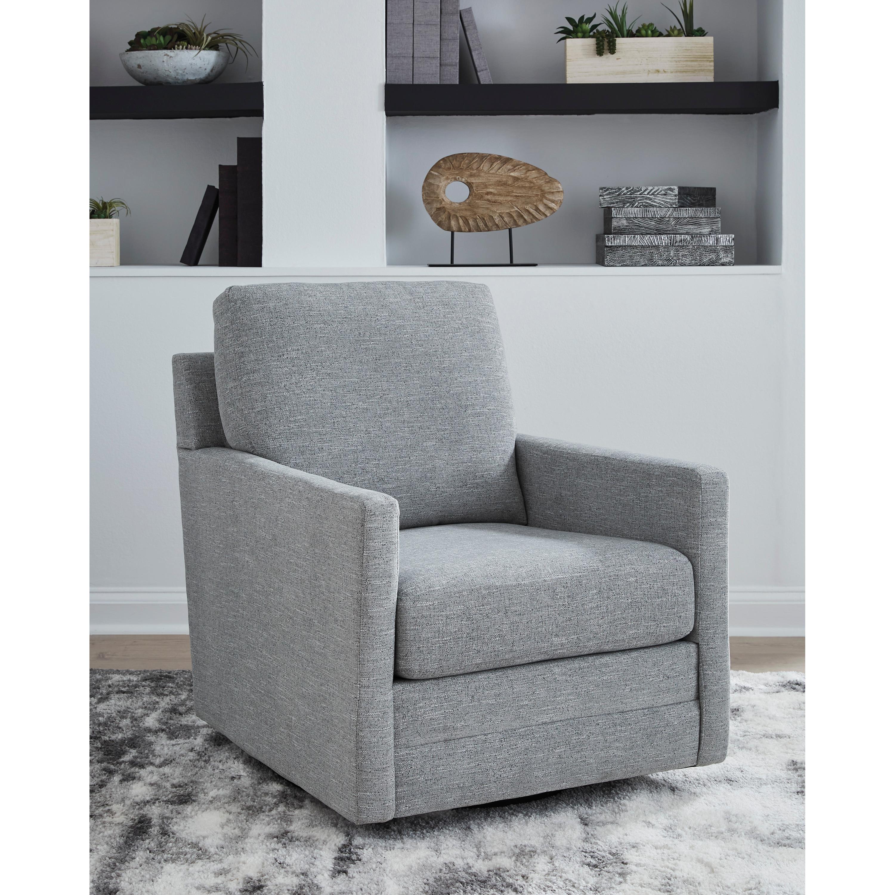Diamond Modern Furniture Exclusive Design Freybourne Next-Gen Nuvella Swivel Accent Chair A3000737 IMAGE 5