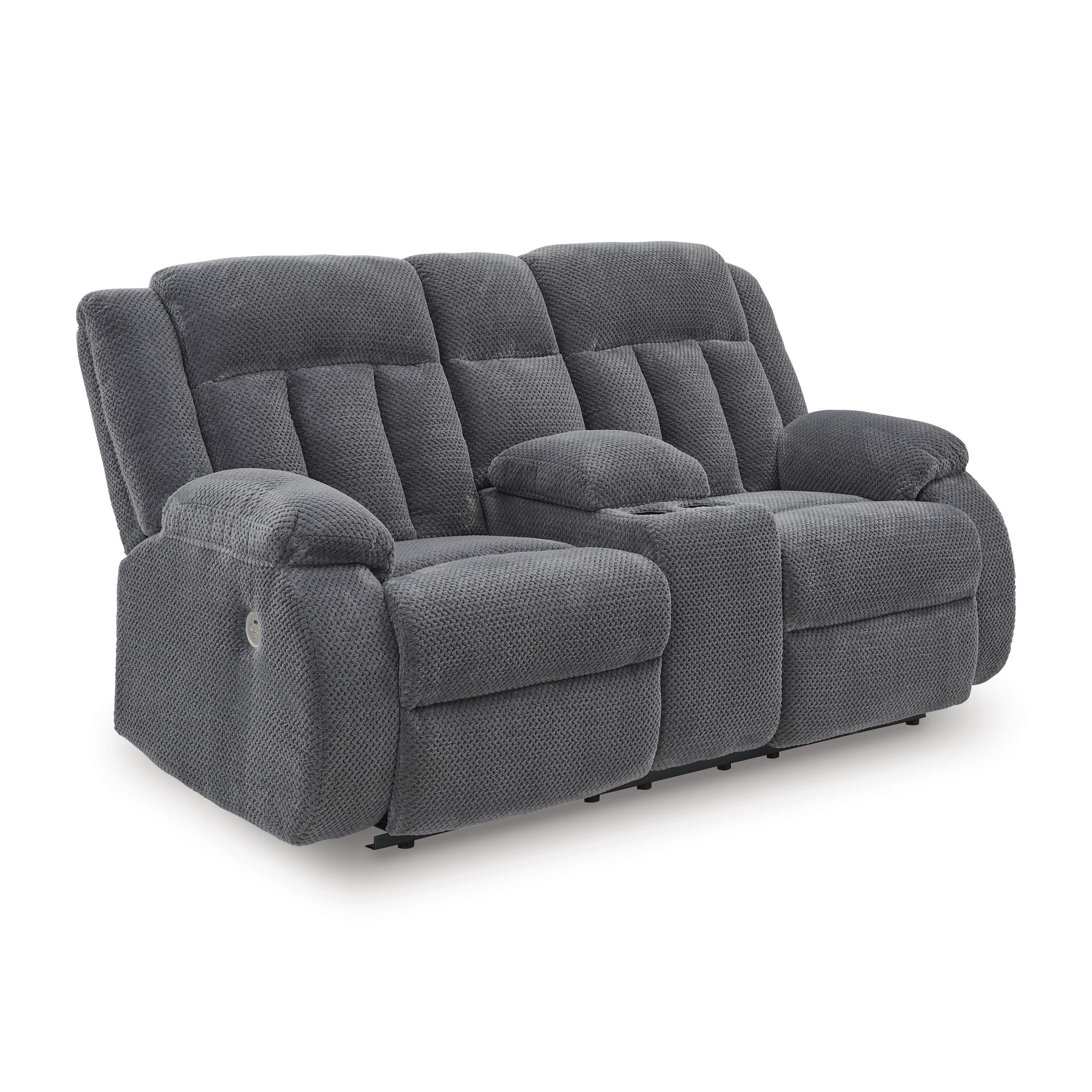 Diamond Modern Furniture Exclusive Design Observation Loveseat with Console PC2140596 IMAGE 1