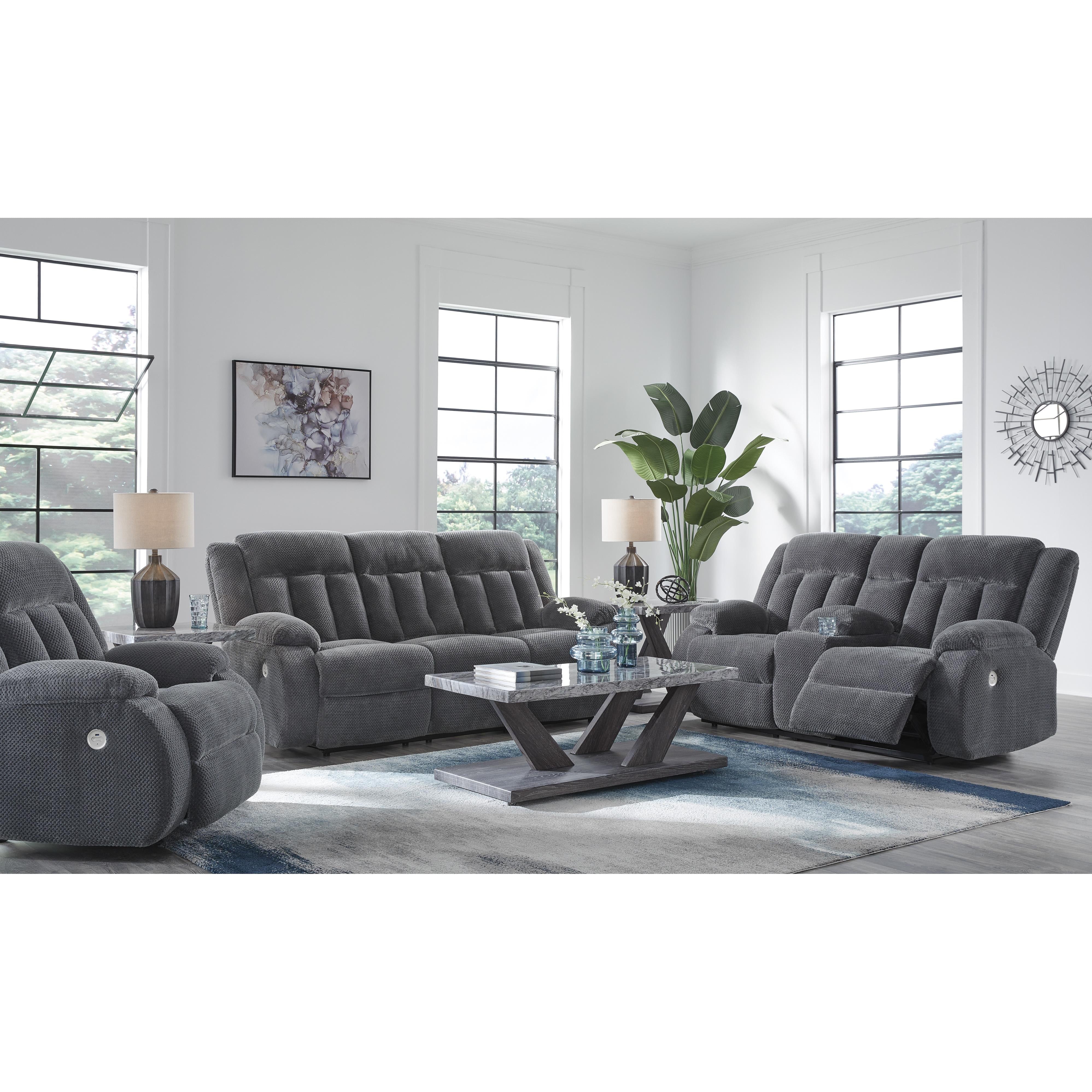Diamond Modern Furniture Exclusive Design Observation Loveseat with Console PC2140596 IMAGE 10