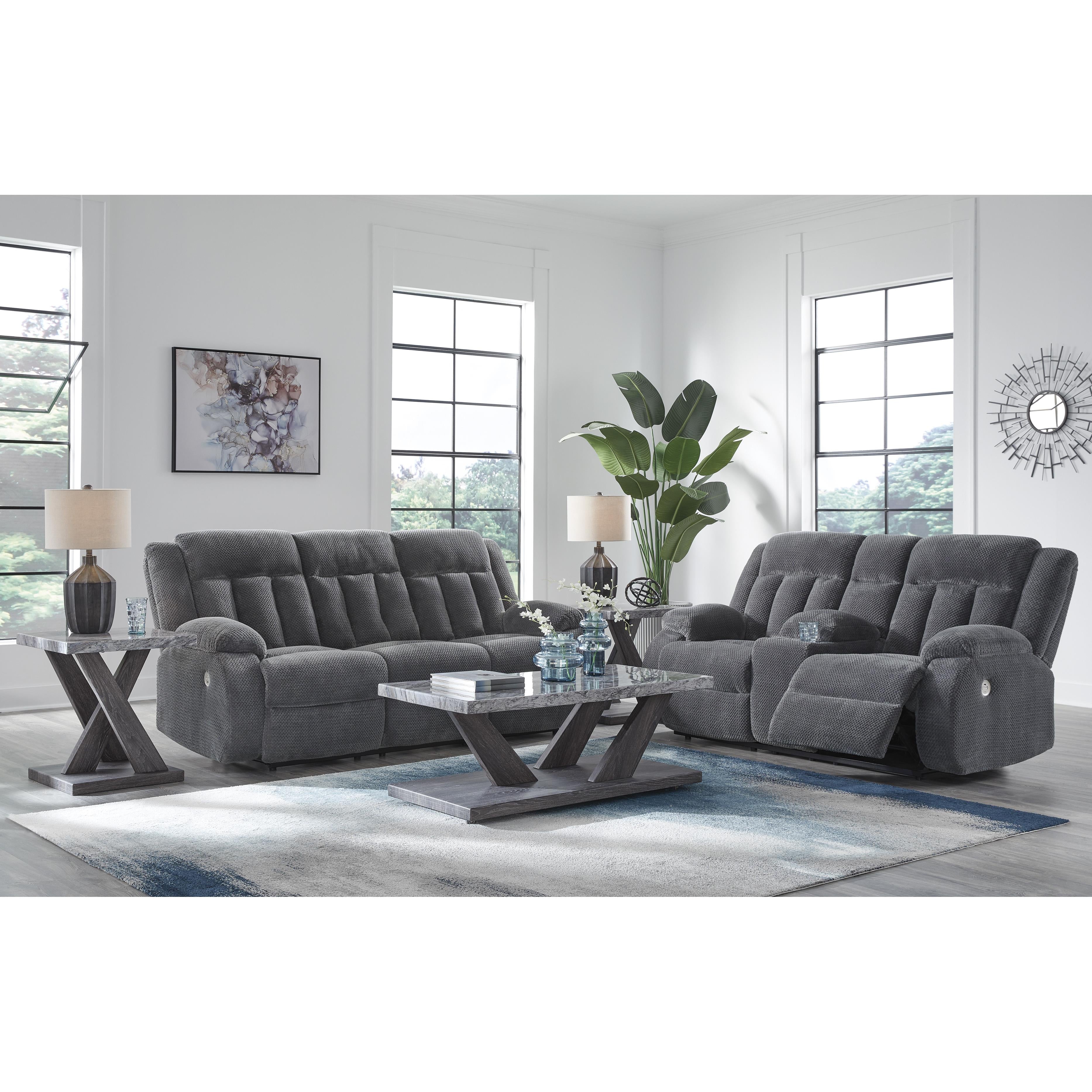 Diamond Modern Furniture Exclusive Design Observation Loveseat with Console PC2140596 IMAGE 8