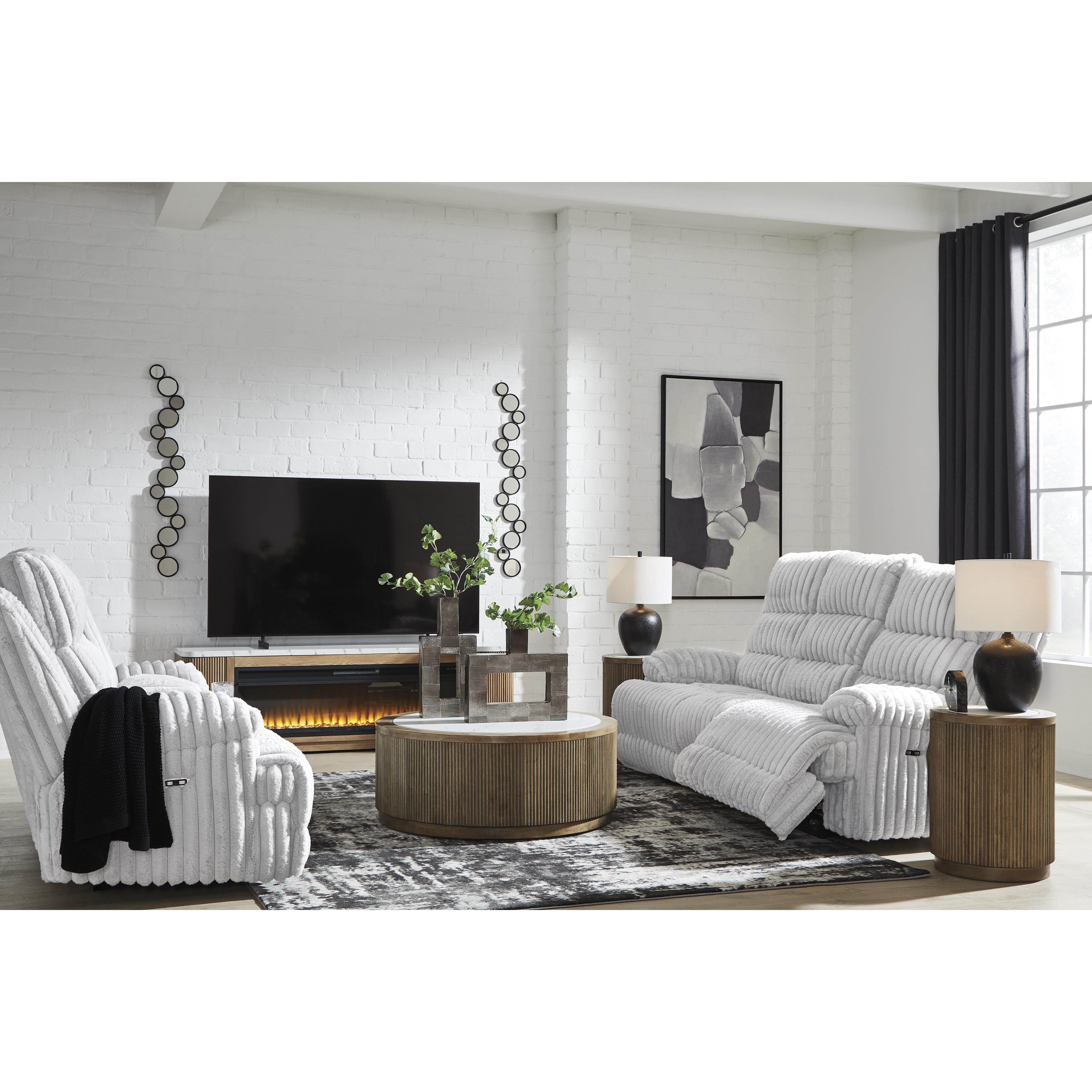 Diamond Modern Furniture Exclusive Design Rhines Falls Loveseat with Console PC4280496 IMAGE 14