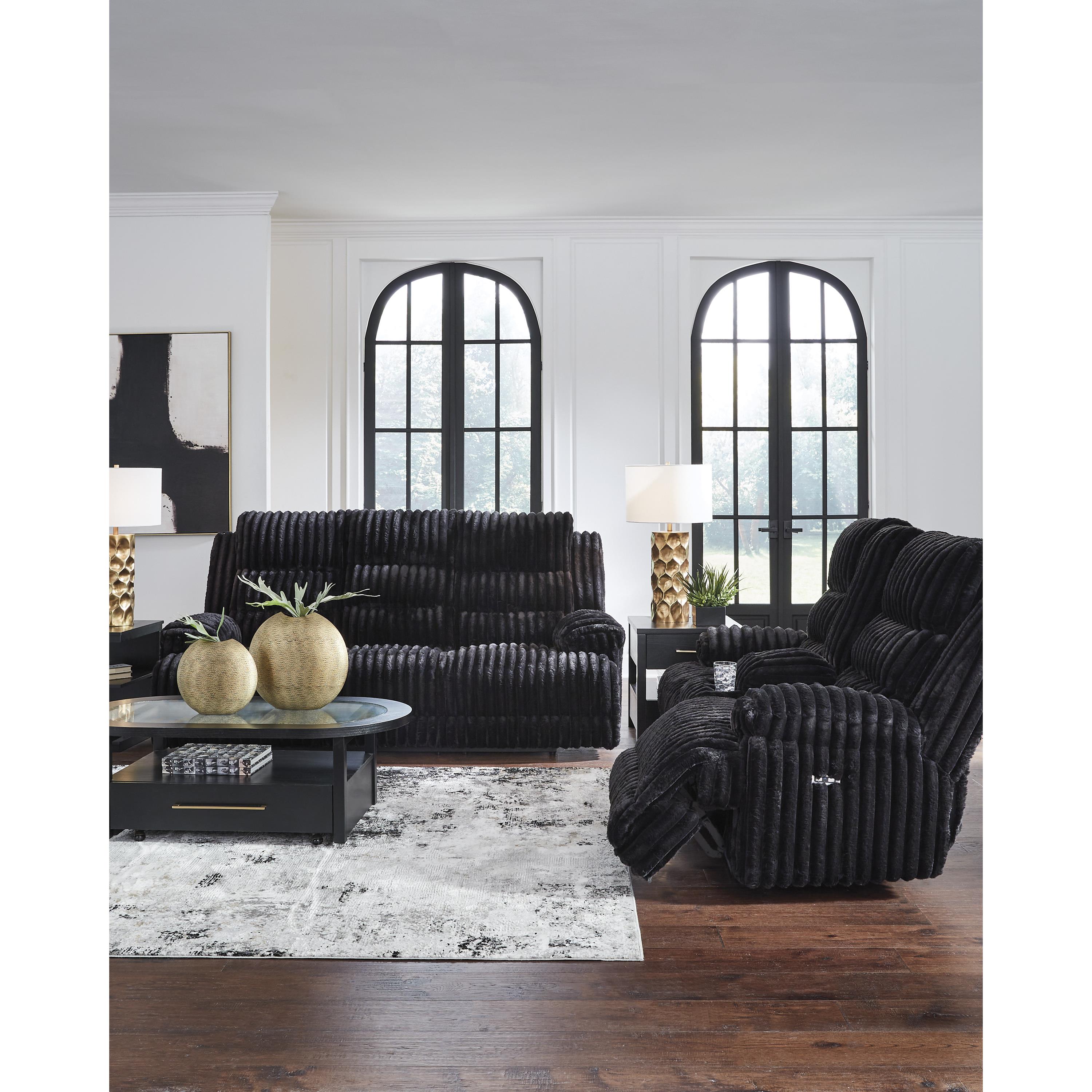 Diamond Modern Furniture Exclusive Design Rhine Falls Loveseat with Console PC4280596 IMAGE 10