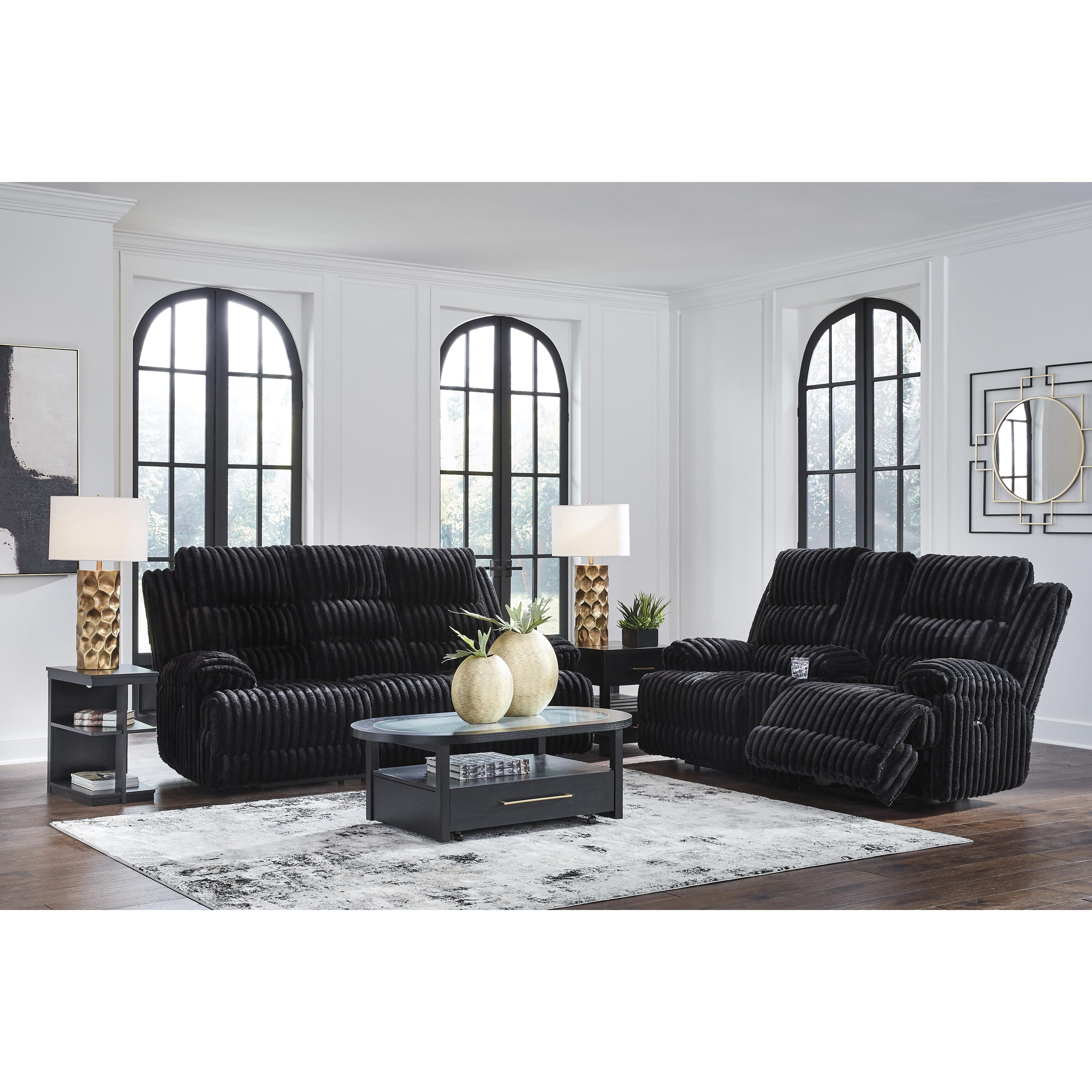 Diamond Modern Furniture Exclusive Design Rhine Falls Loveseat with Console PC4280596 IMAGE 11