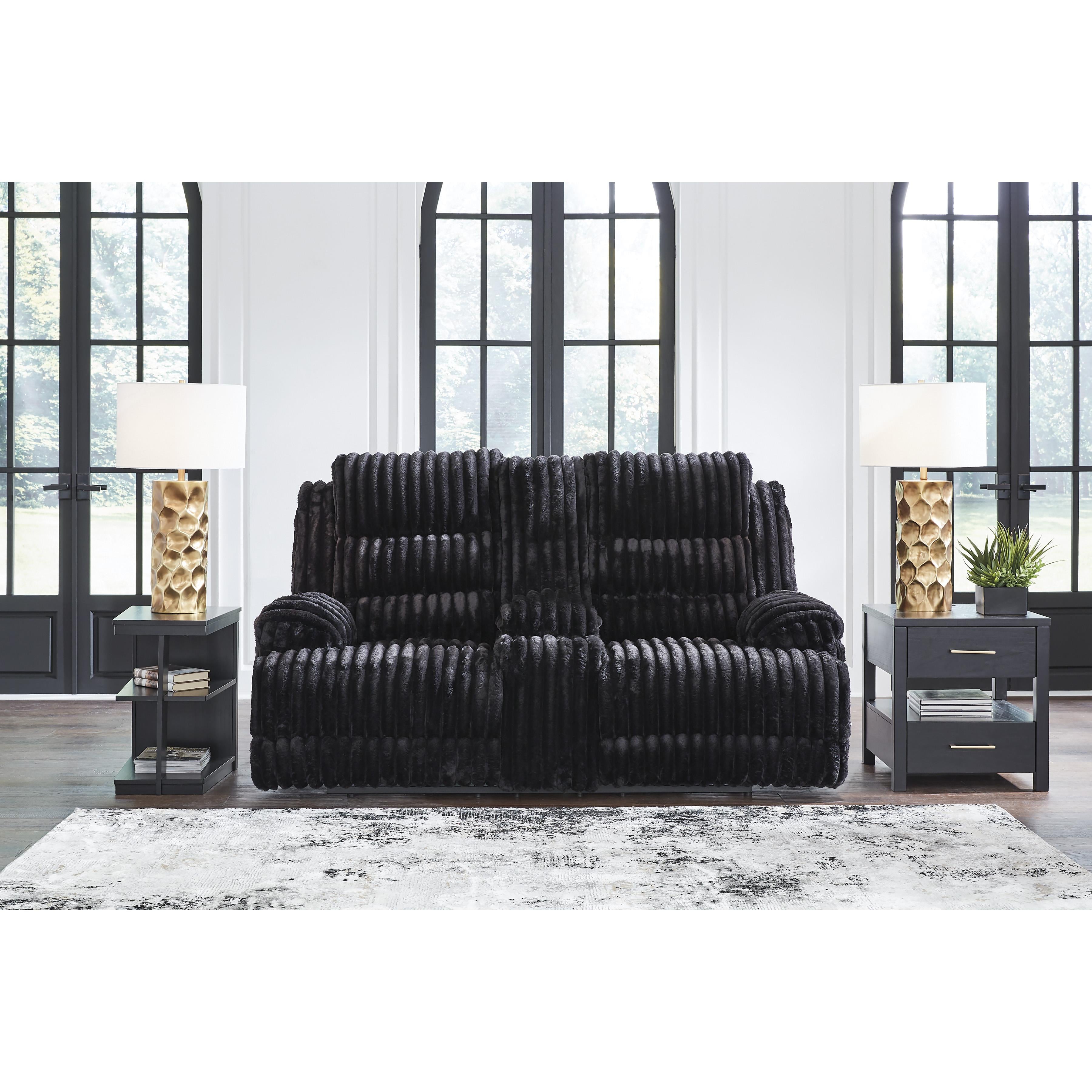 Diamond Modern Furniture Exclusive Design Rhine Falls Loveseat with Console PC4280596 IMAGE 4