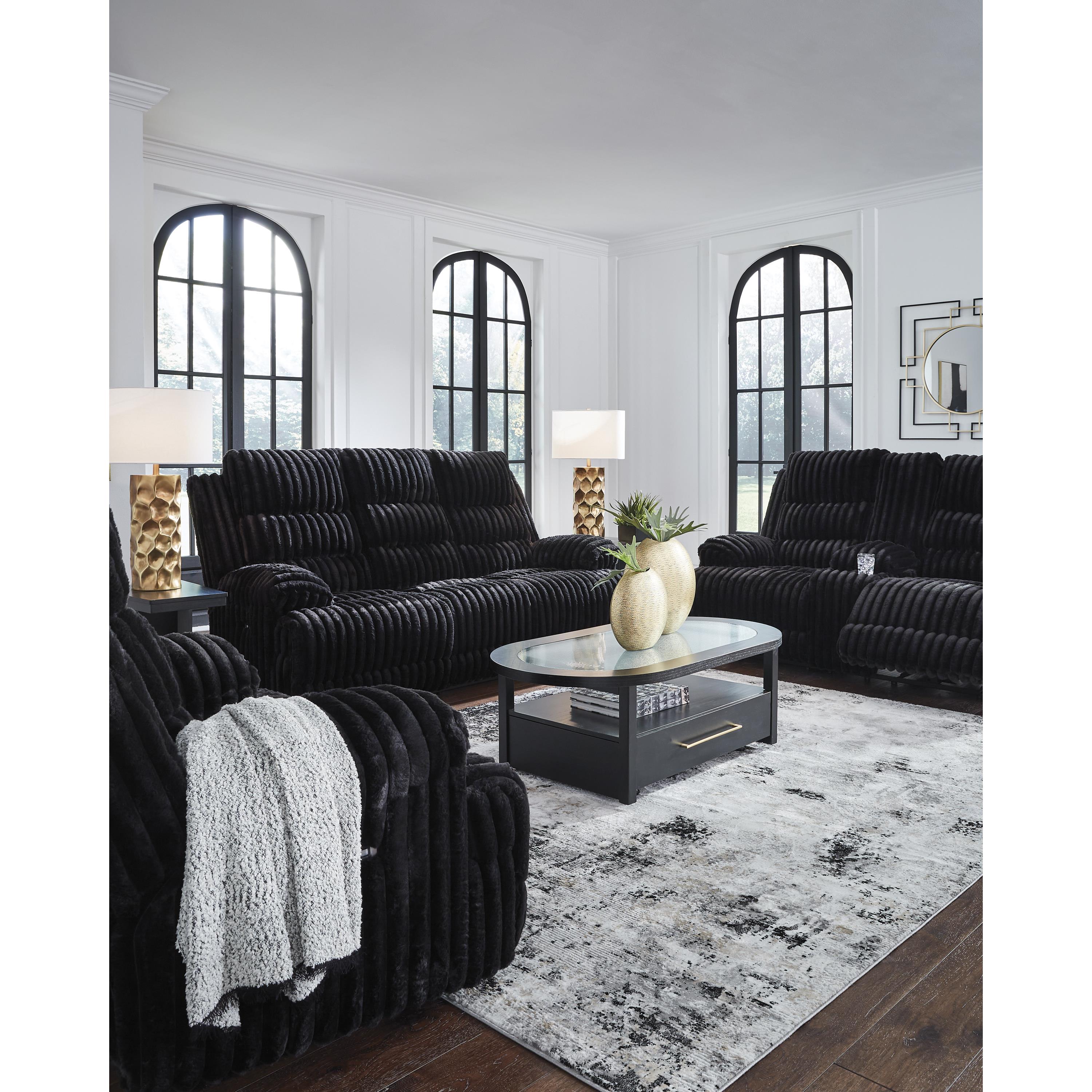 Diamond Modern Furniture Exclusive Design Rhine Falls Loveseat with Console PC4280596 IMAGE 9