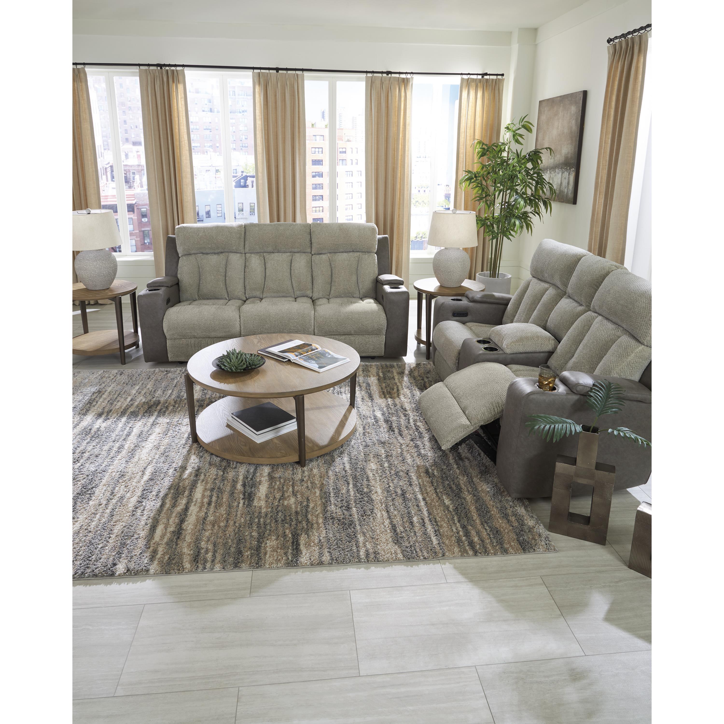Diamond Modern Furniture Exclusive Design WhipLash Loveseat with Console PC6320418 IMAGE 10