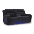 Diamond Modern Furniture Exclusive Design Forest Lake Fabric Loveseat with Console PC6420218 IMAGE 1