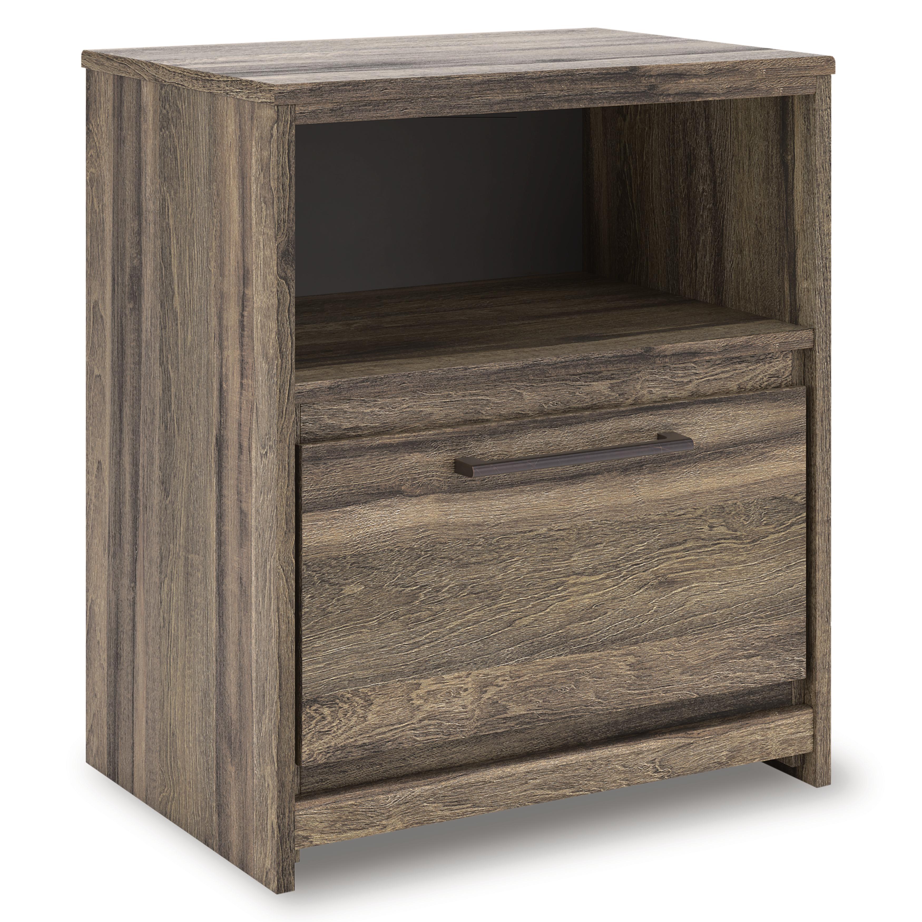Diamond Modern Furniture Exclusive Design Elbrim 1-Drawer Nightstand PCB2005-91 IMAGE 1