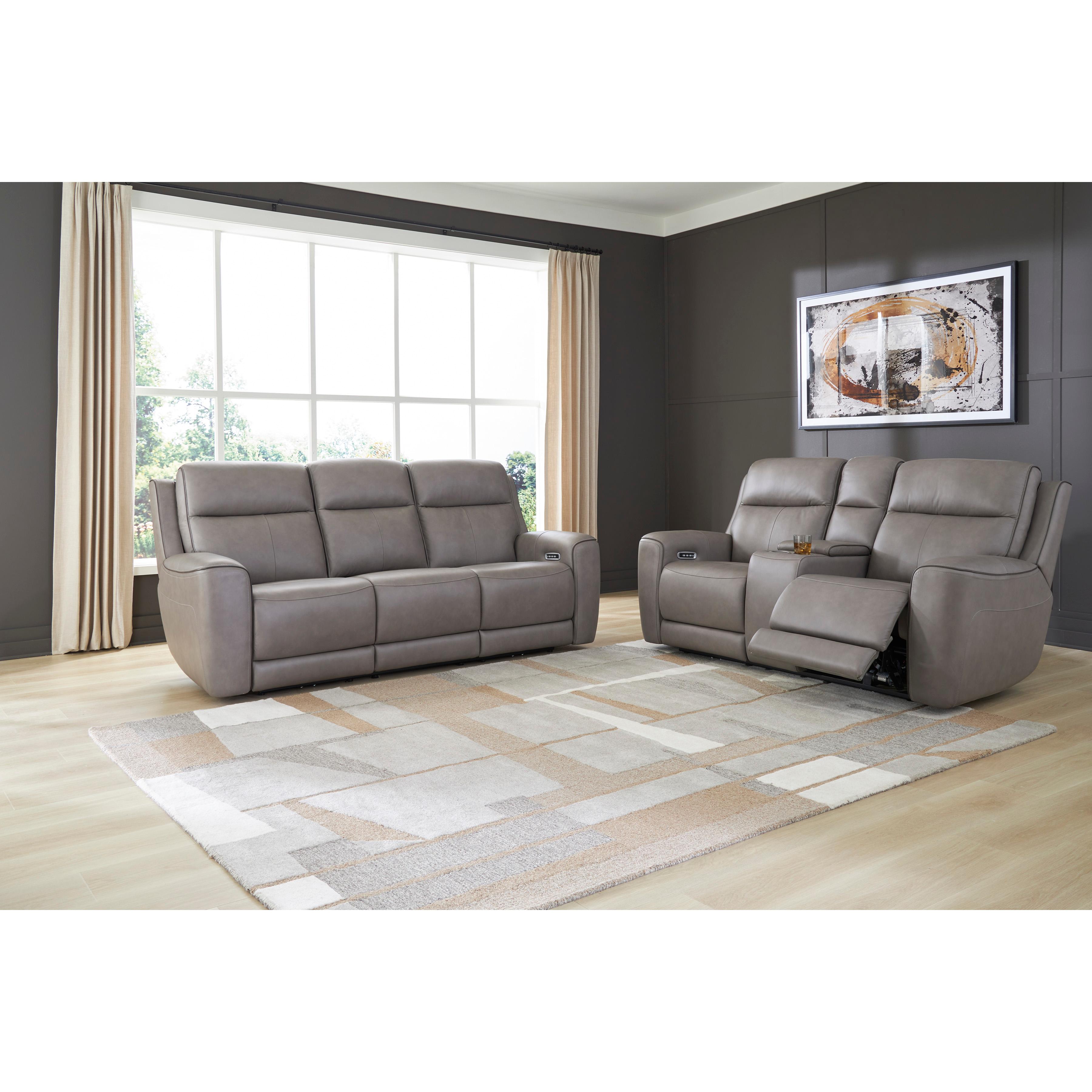 Diamond Modern Furniture Exclusive Design 5Z-Comfort Loveseat with Console PCU1090018 IMAGE 14