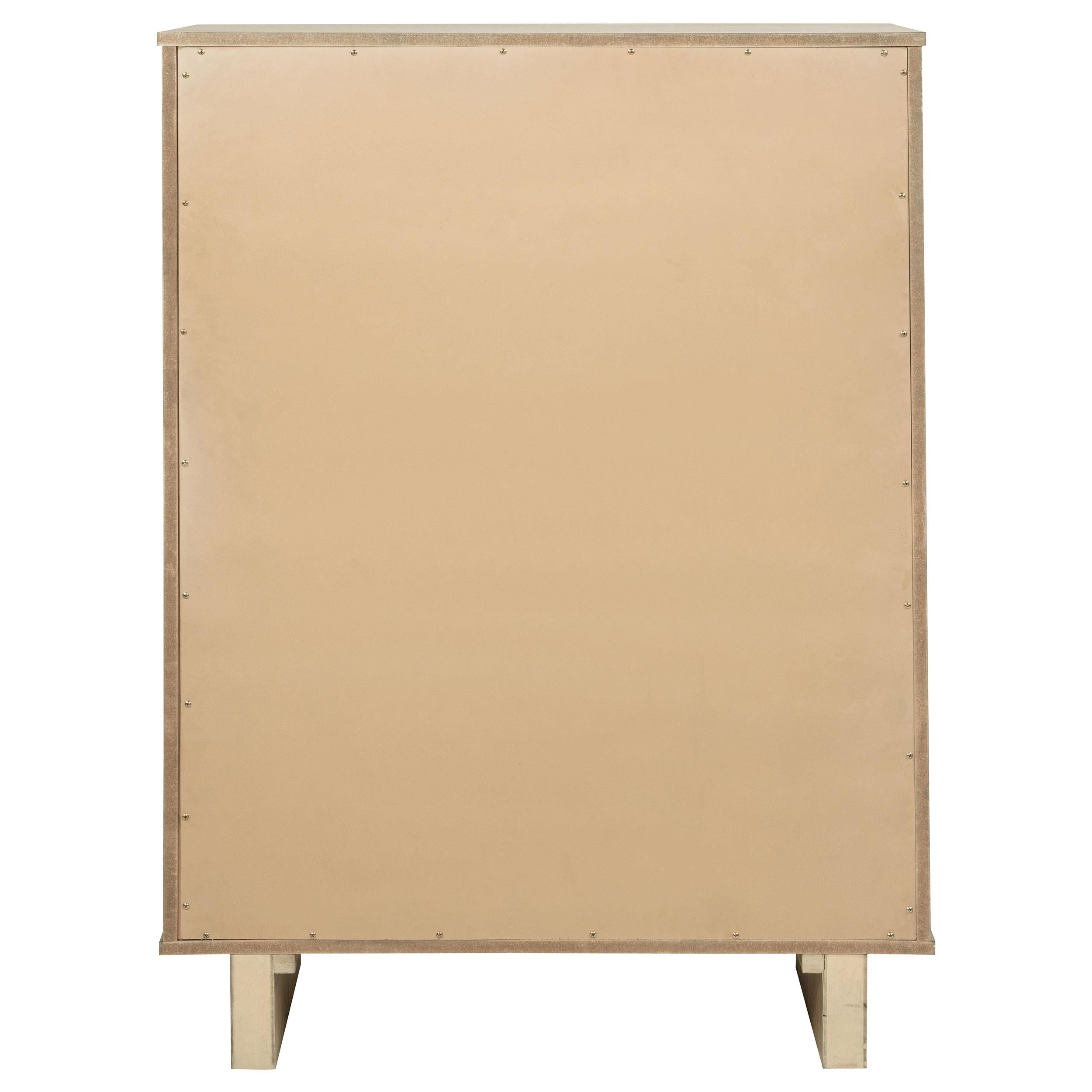 Coaster Furniture Kailani 225045 5-Drawer Bedroom Chest of Drawers - Beige Oak IMAGE 6