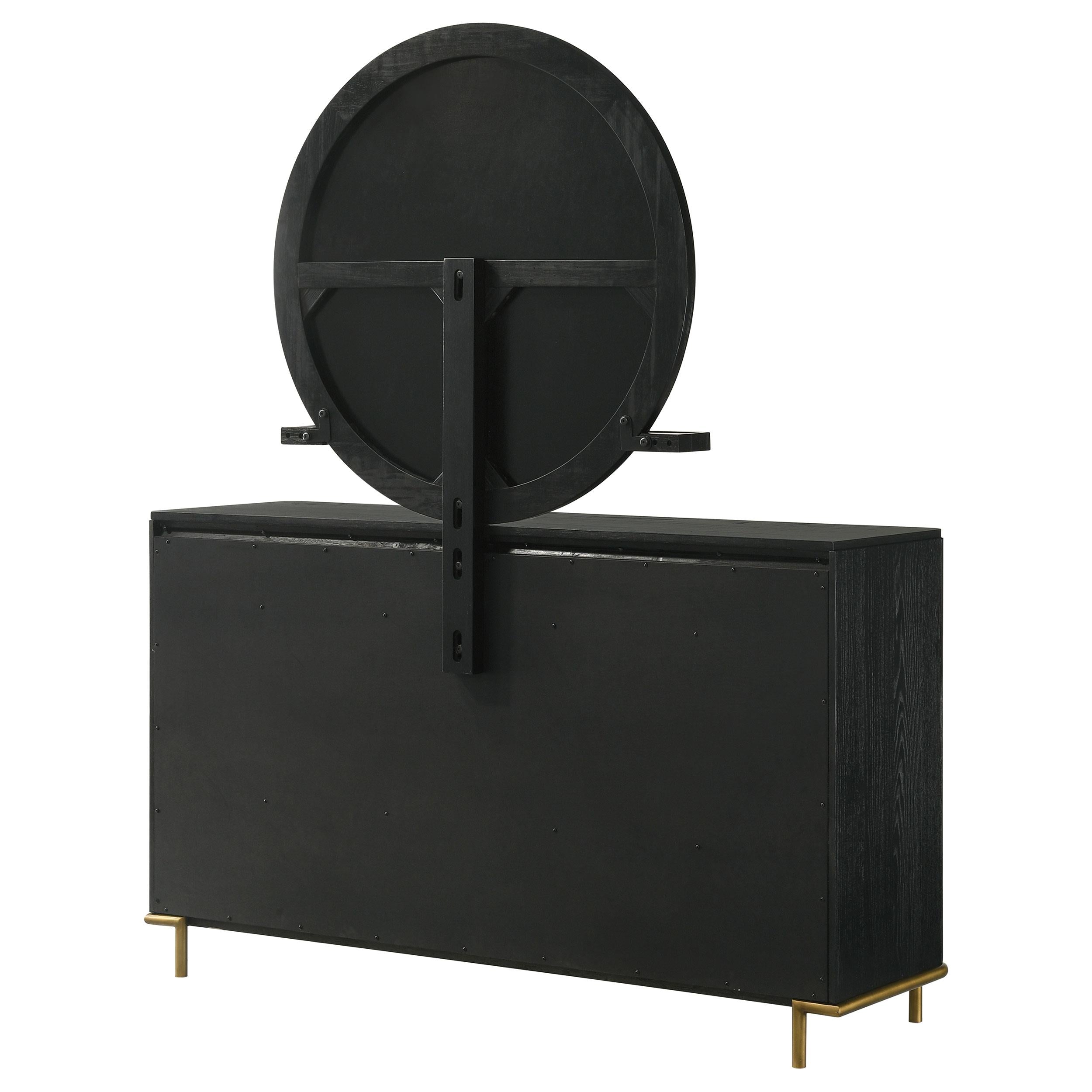 Coaster Furniture Arini 224333M 8-Drawer Dresser with Mirror - Black IMAGE 7