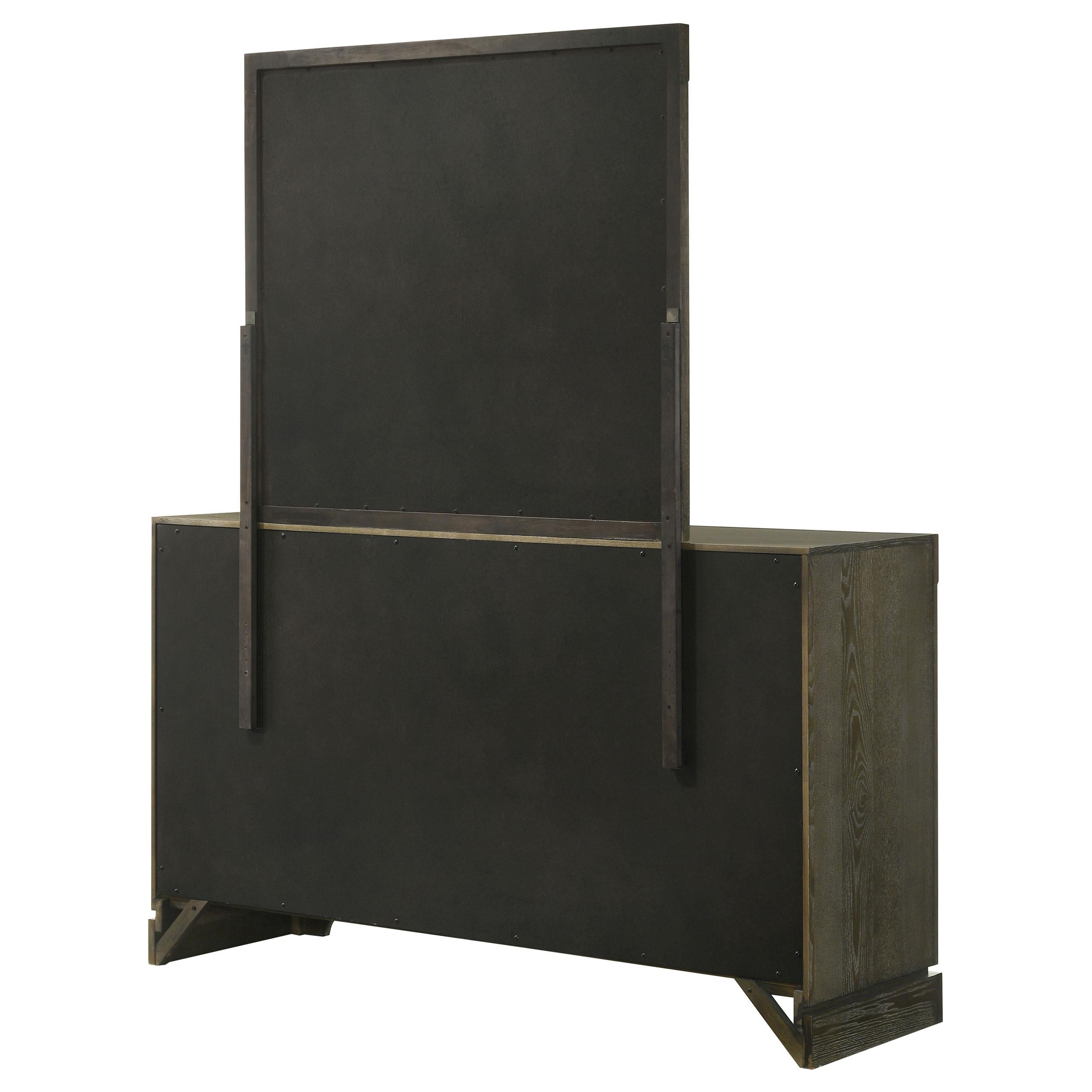 Coaster Furniture Gran Park 224933M 6-Drawer Dresser and Mirror - Dark Cocoa IMAGE 7