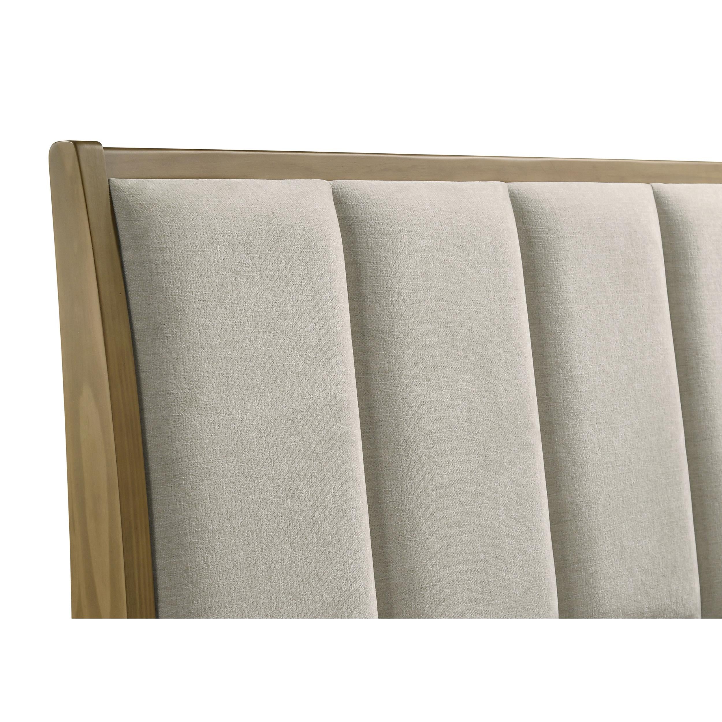 Coaster Furniture Granada 224921KW Upholstered California King Panel Bed - Natural Pine IMAGE 6