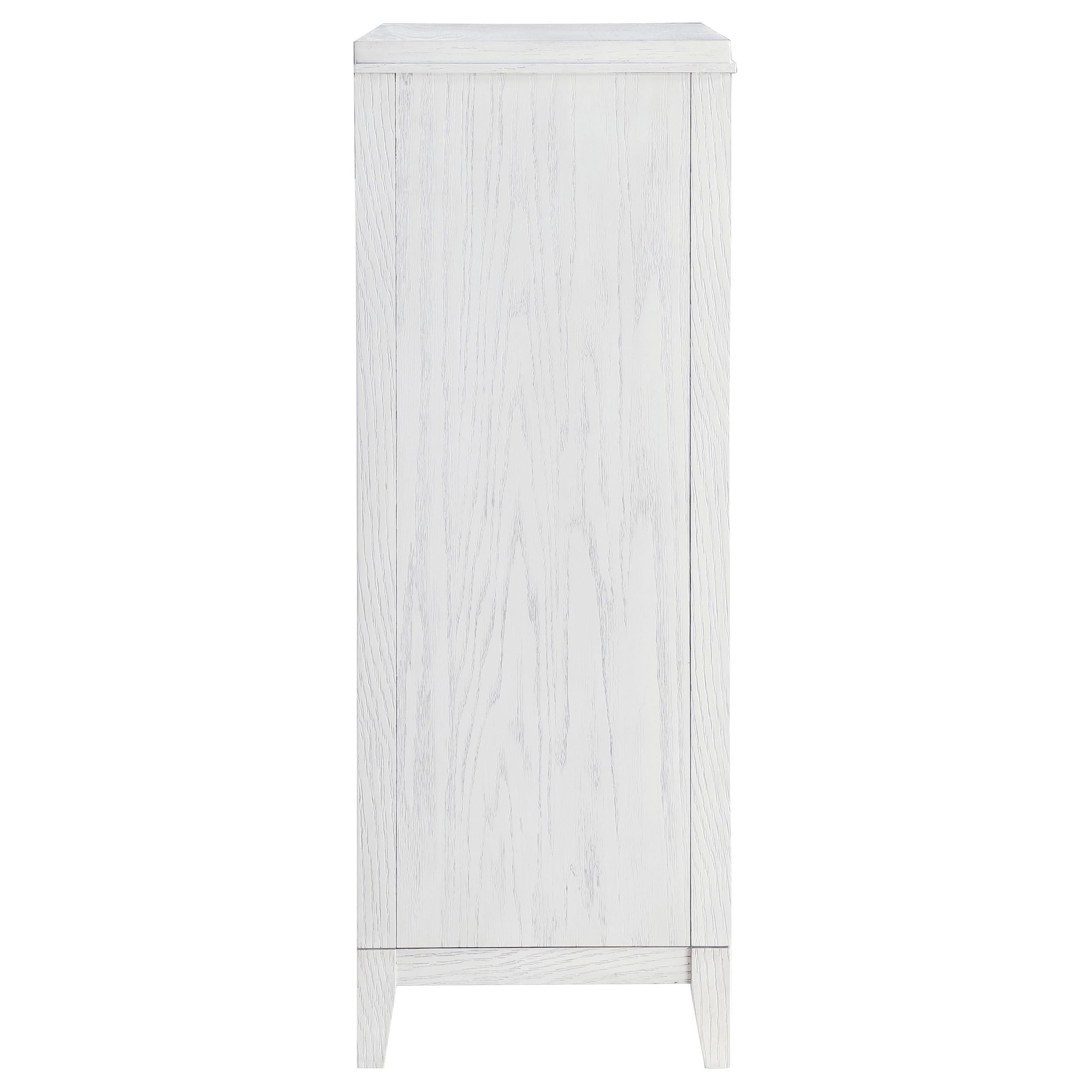 Coaster Furniture Marielle 224845 5-Drawer Bedroom Chest - Distressed White IMAGE 8