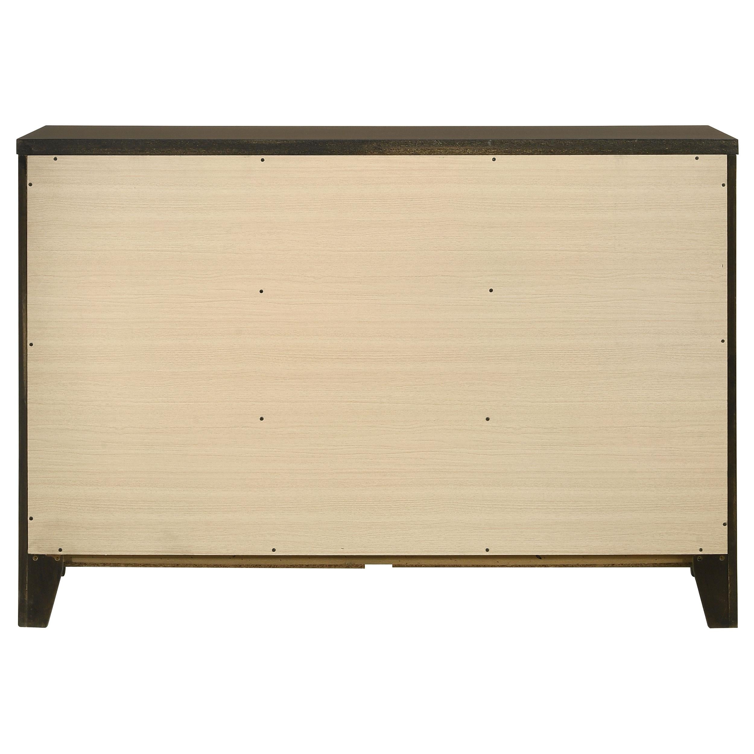 Coaster Furniture Wilkes 224423 6-Drawer Dresser Cabinet - Dark Cocoa IMAGE 6