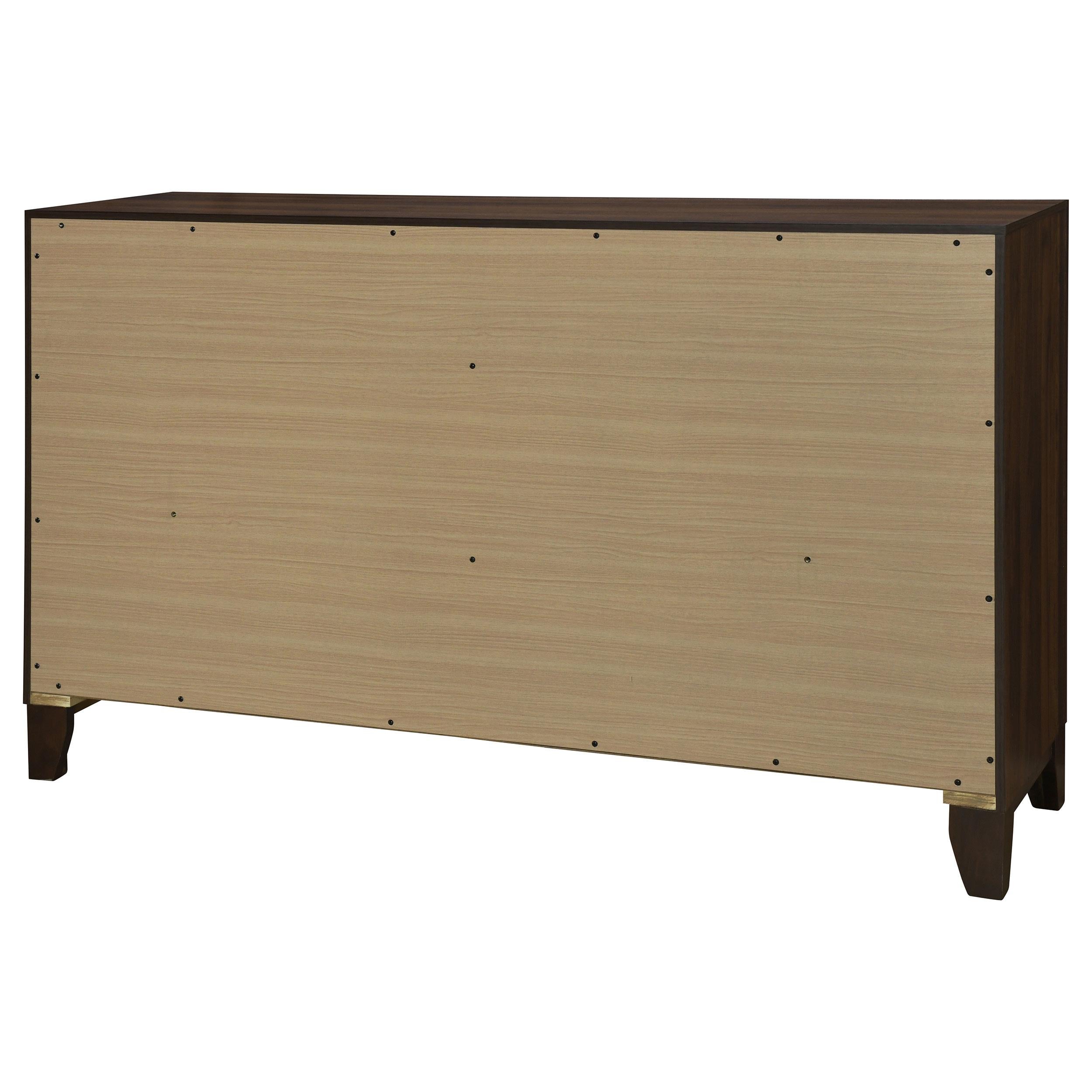 Coaster Furniture Welsley 223443 6-Drawer Dresser Cabinet - Walnut IMAGE 6