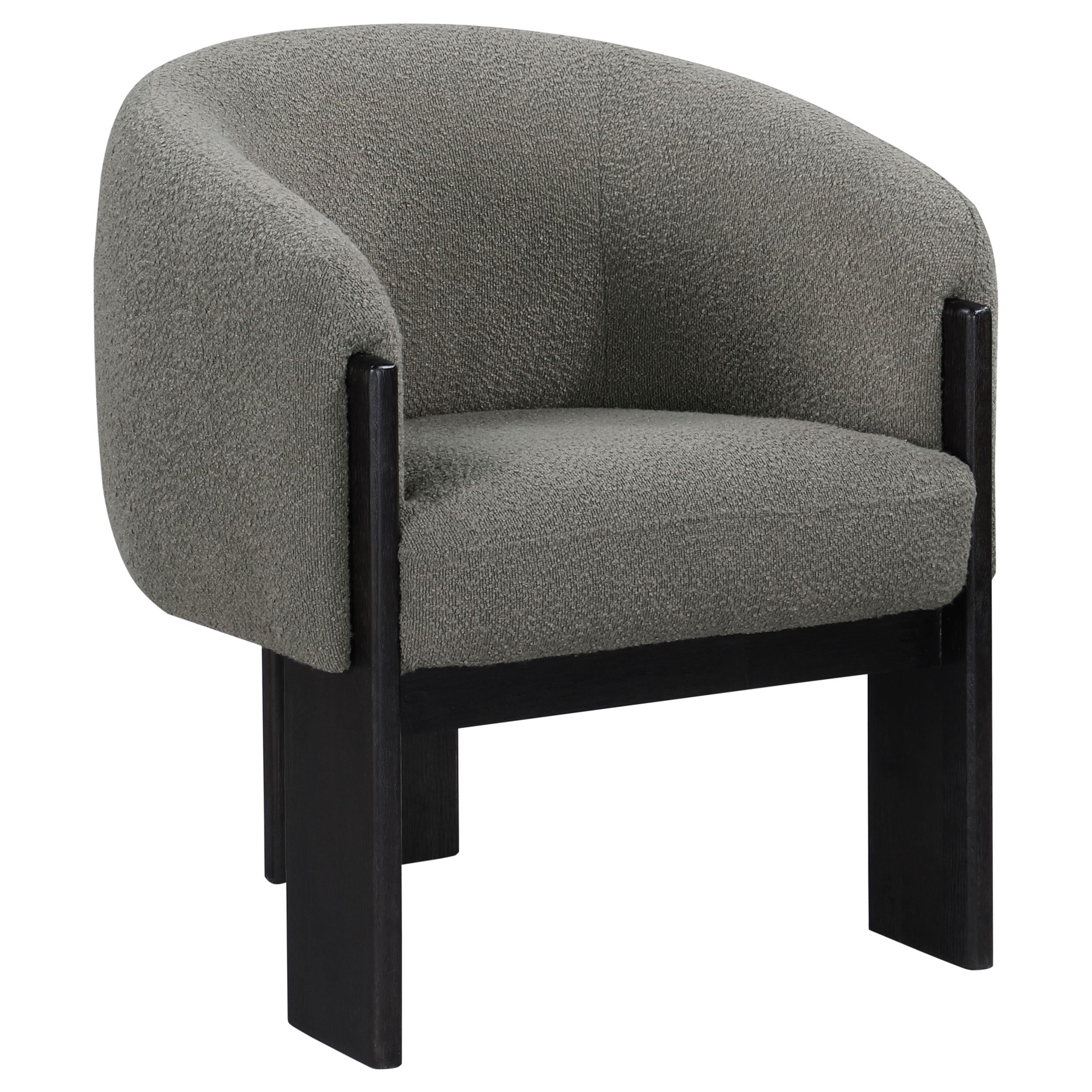 Coaster Furniture Valdez 903166 Boucle Upholstered Barrel Back Accent Chair - Brown IMAGE 1